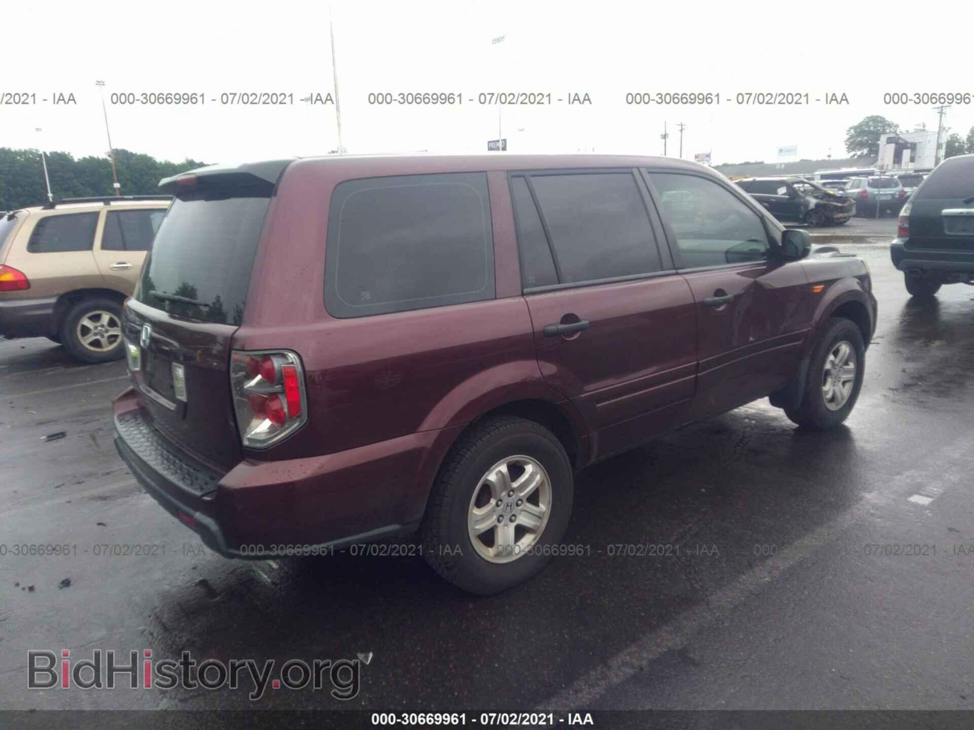 2007 HONDA PILOT - VIN: 5FNYF28117B015886 - Фото 4