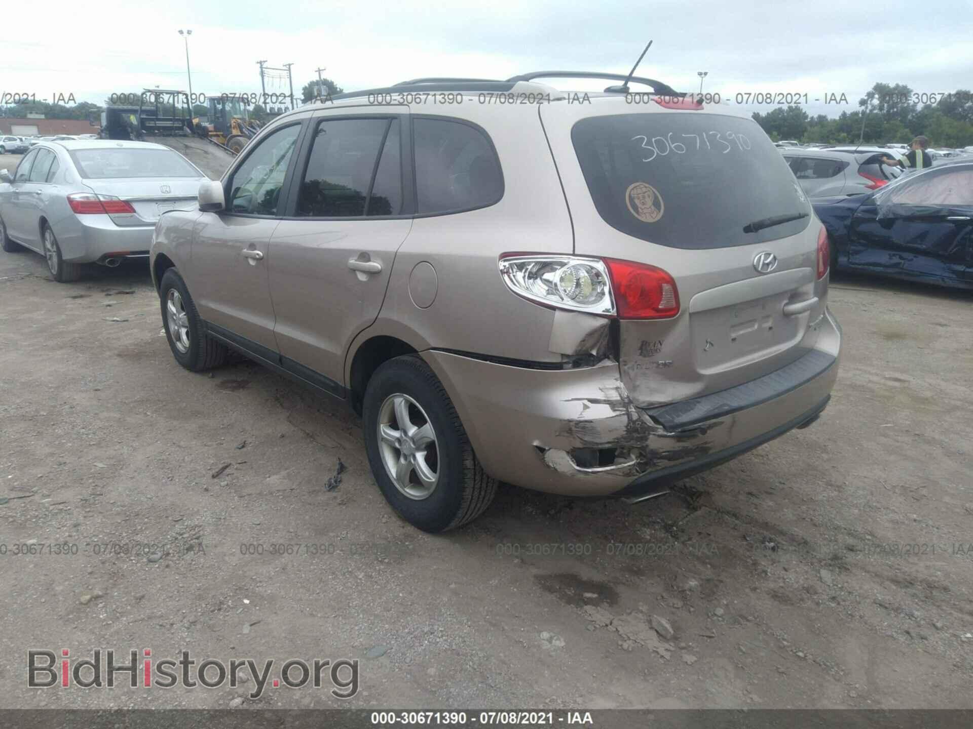 2007 HYUNDAI SANTA FE - VIN: 5NMSG73D17H068295 - Фото 3