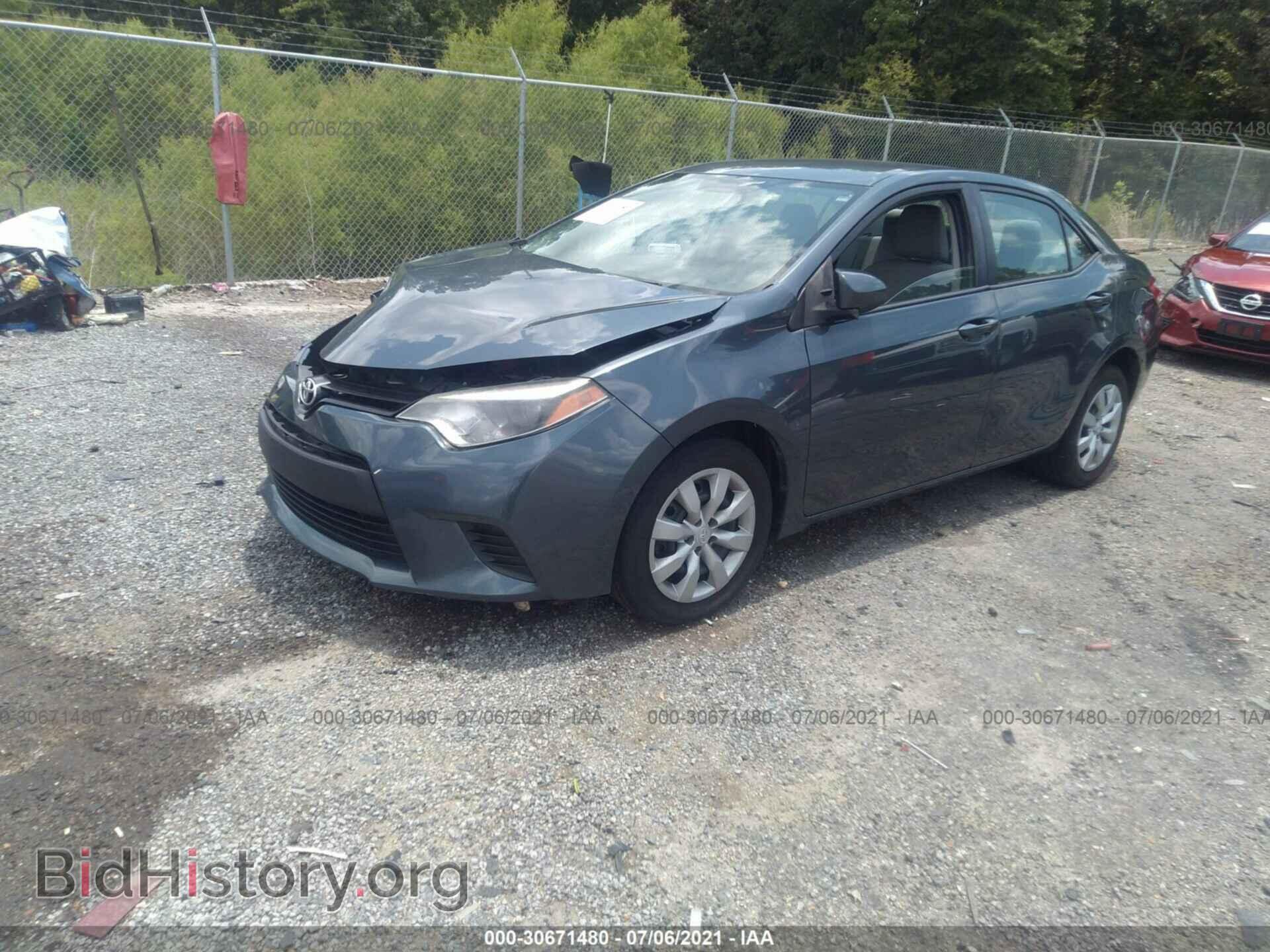 2014 TOYOTA COROLLA - VIN: 2T1BURHE7EC053180 - Фото 2