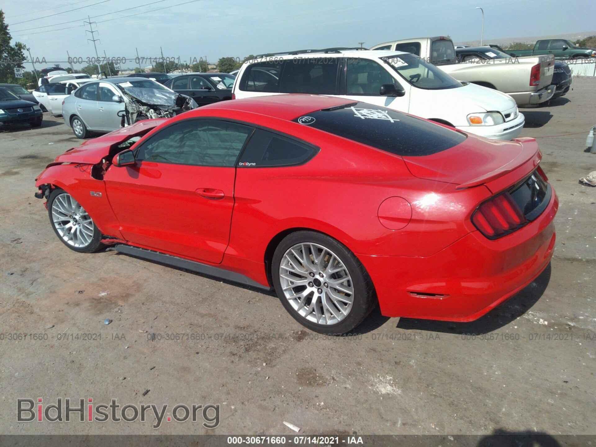 2016 FORD MUSTANG - VIN: 1FA6P8CF3G5230929 - Фото 3
