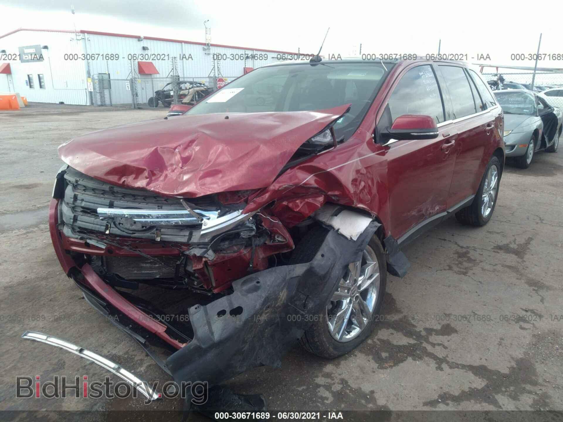 2014 FORD EDGE - VIN: 2FMDK3KC3EBA37419 - Фото 2