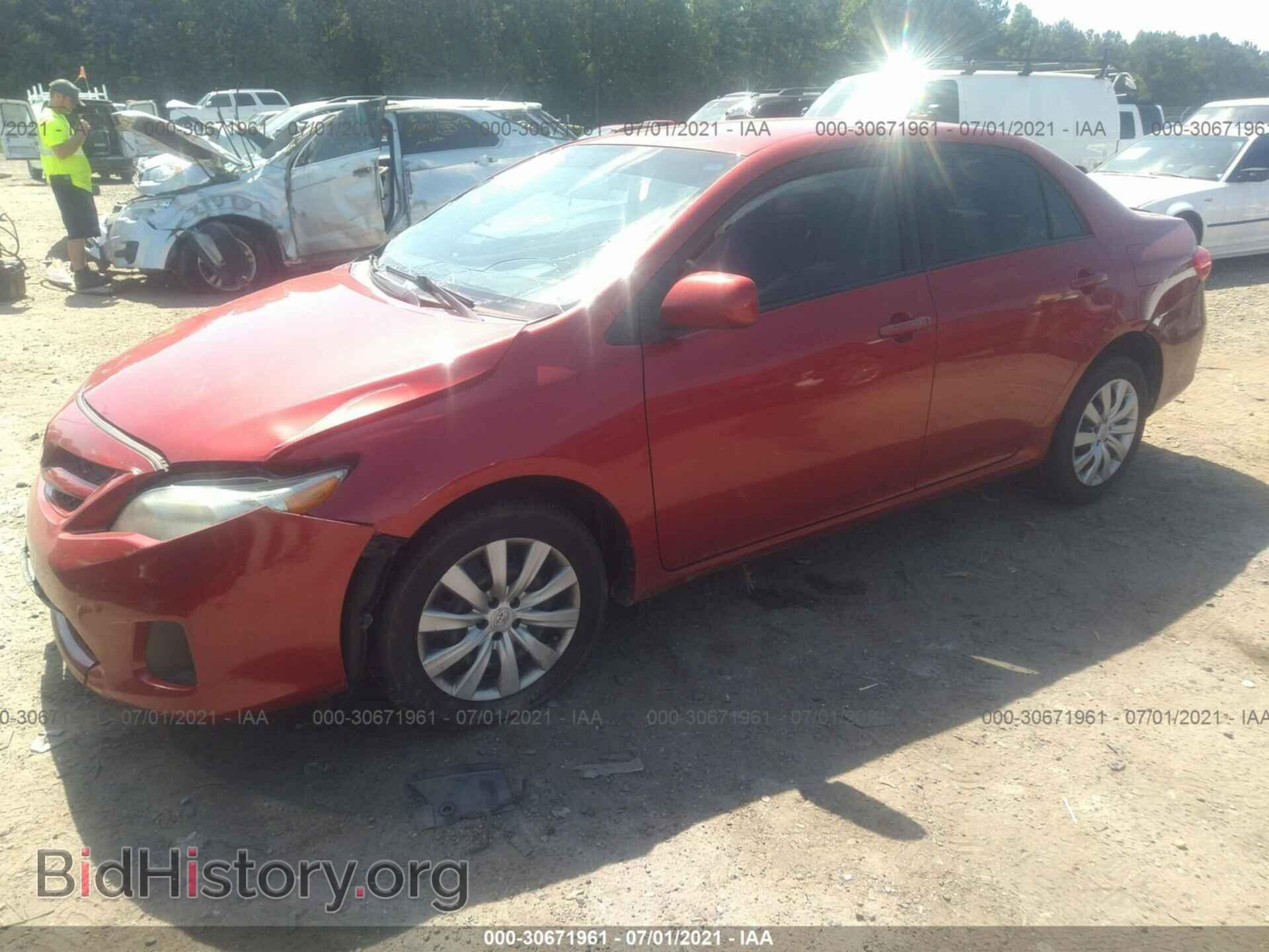 2012 TOYOTA COROLLA - VIN: 2T1BU4EEXCC757216 - Фото 2