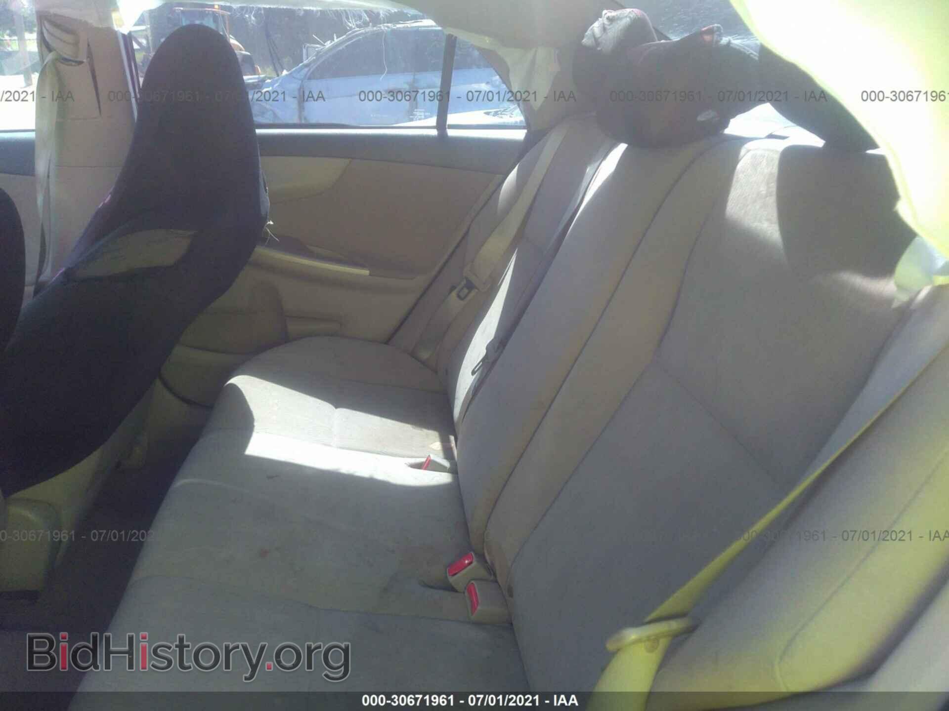 2012 TOYOTA COROLLA - VIN: 2T1BU4EEXCC757216 - Фото 8