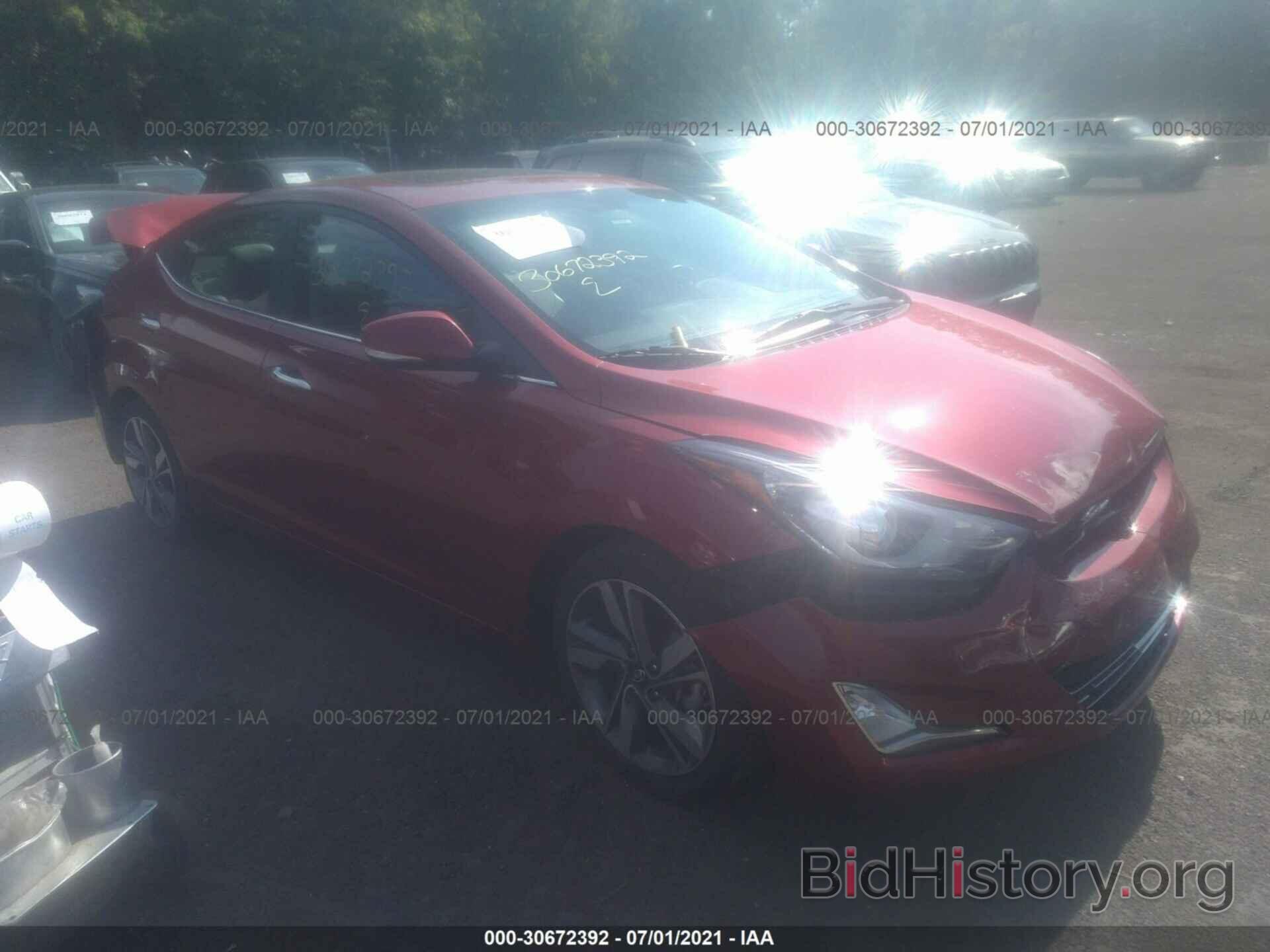 Photo 5NPDH4AE7FH577440 - HYUNDAI ELANTRA 2015