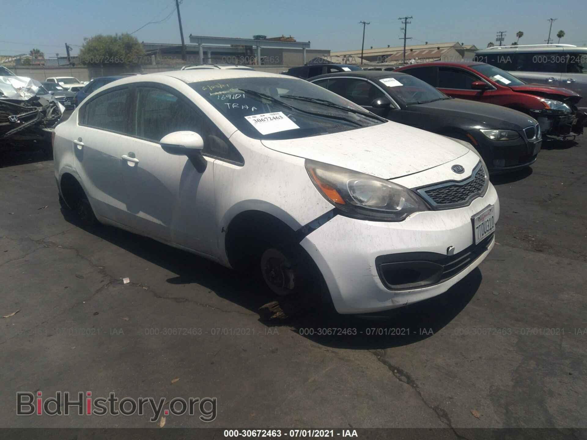 Фотография KNADN4A36C6058650 - KIA RIO 2012
