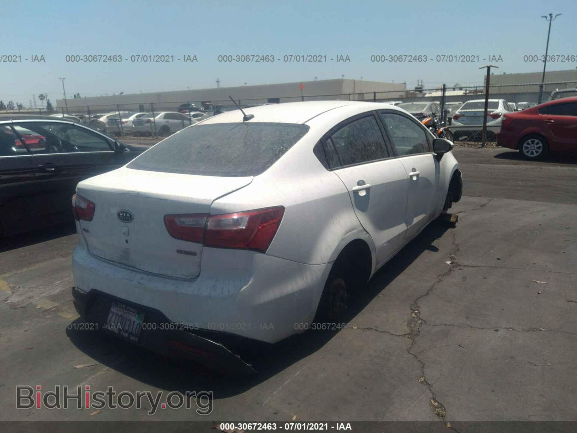 2012 KIA RIO - VIN: KNADN4A36C6058650 - Фото 4