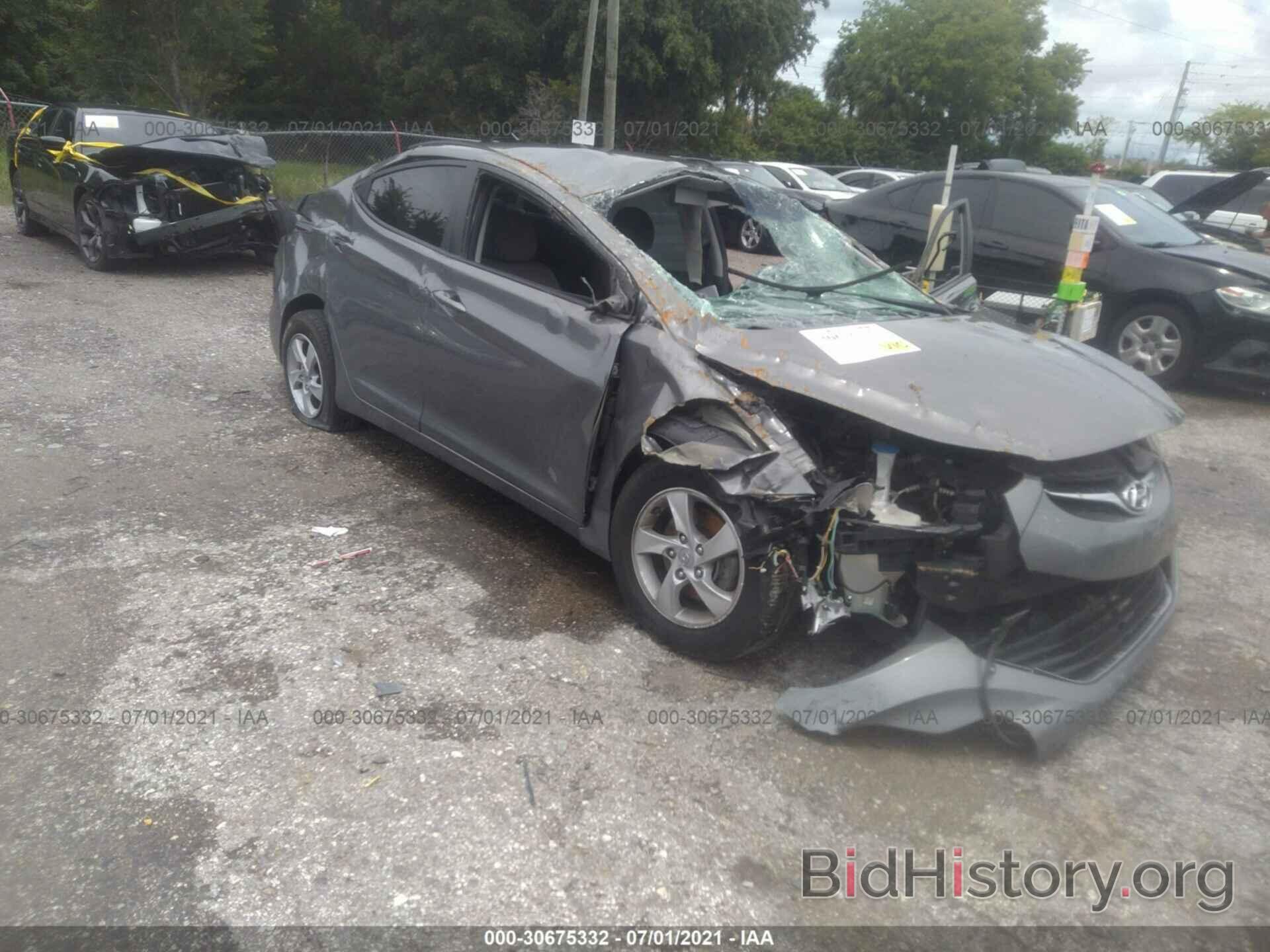 Photo 5NPDH4AEXEH483065 - HYUNDAI ELANTRA 2014