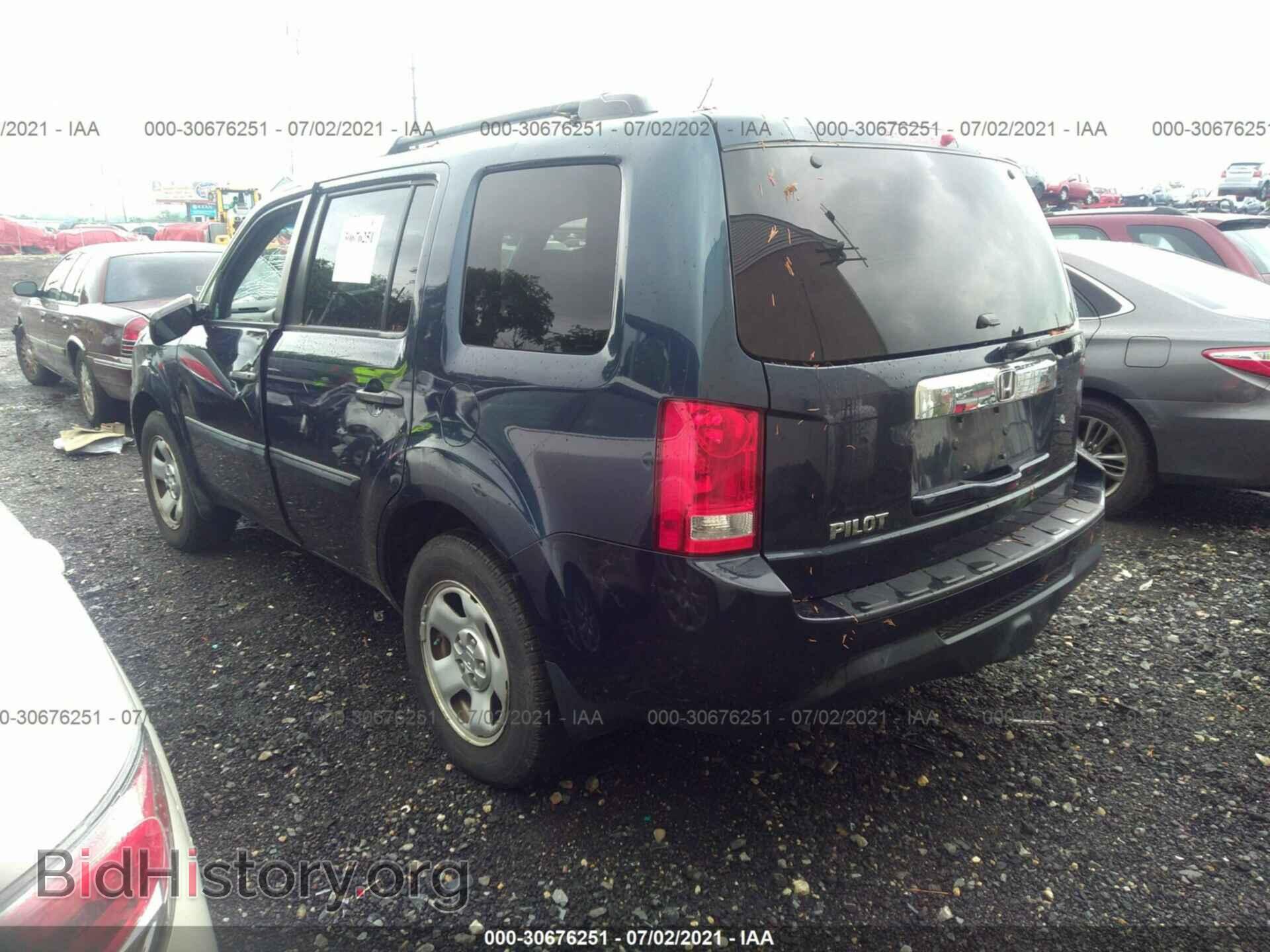 2012 HONDA PILOT - VIN: 5FNYF3H24CB009850 - Фото 3