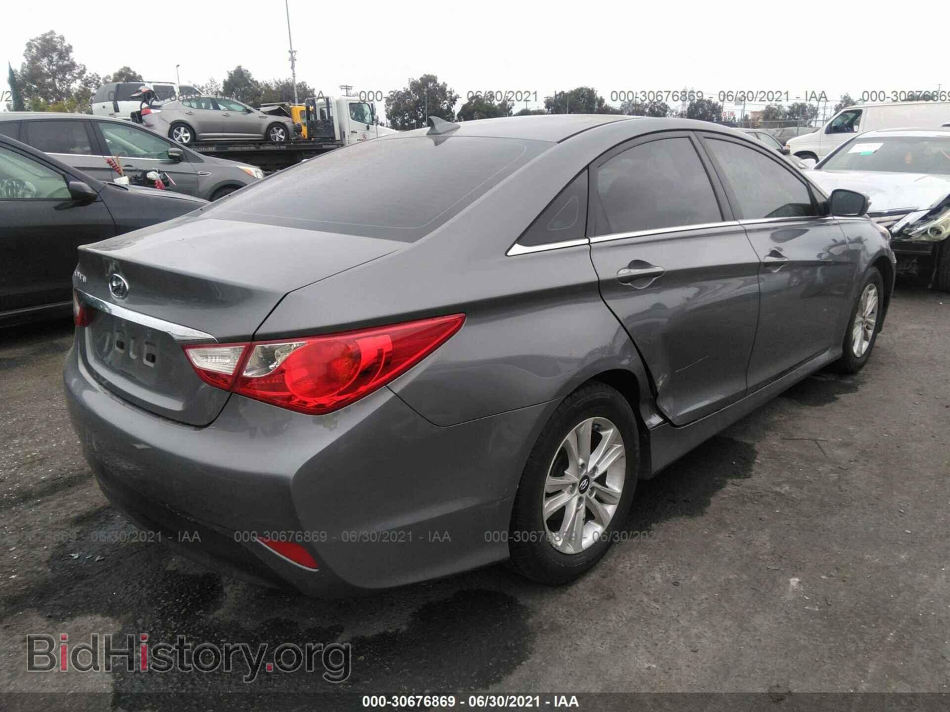 2014 HYUNDAI SONATA - VIN: 5NPEB4AC0EH941281 - Фото 4