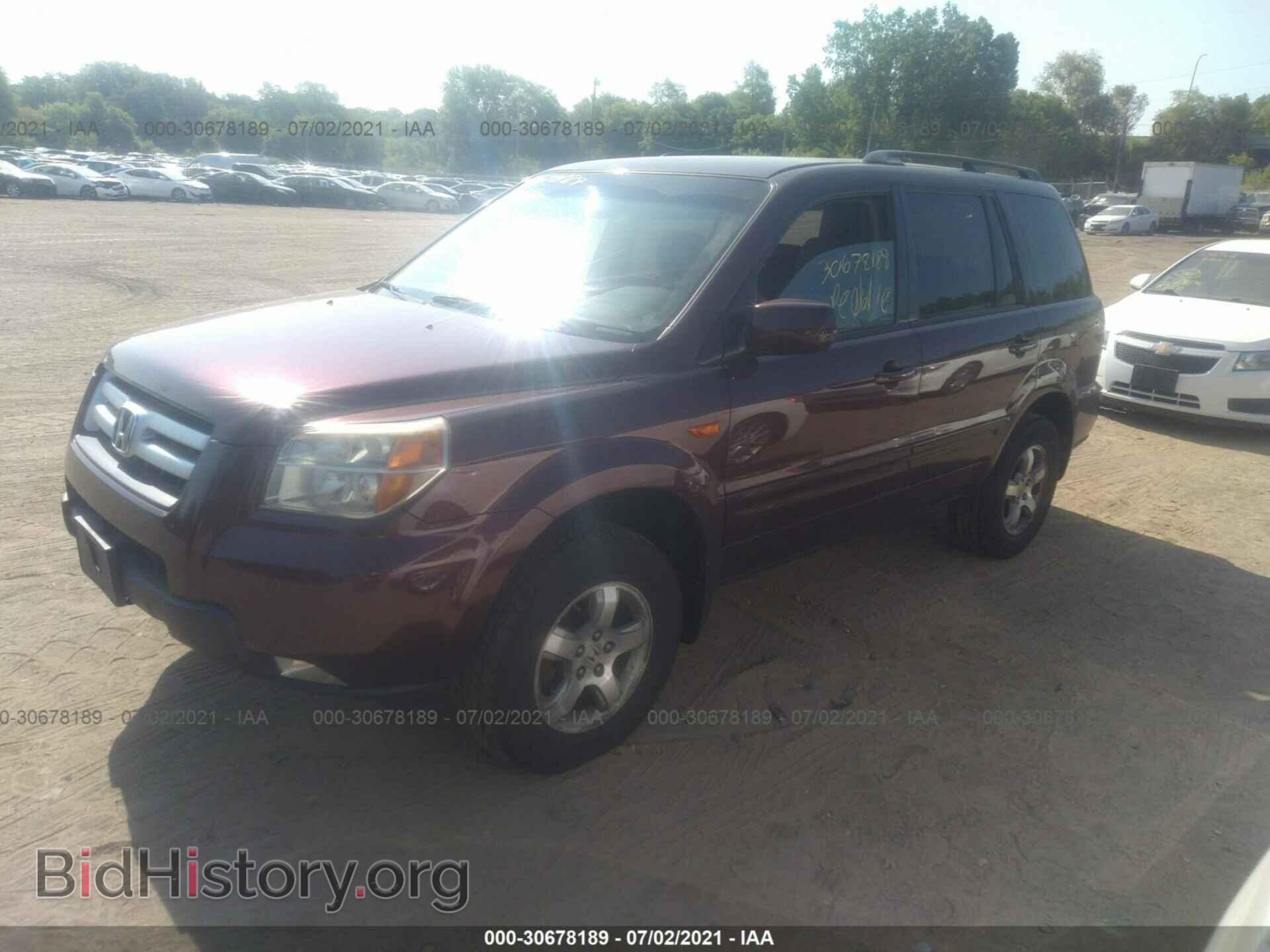 2007 HONDA PILOT - VIN: 5FNYF28447B047533 - Фото 2