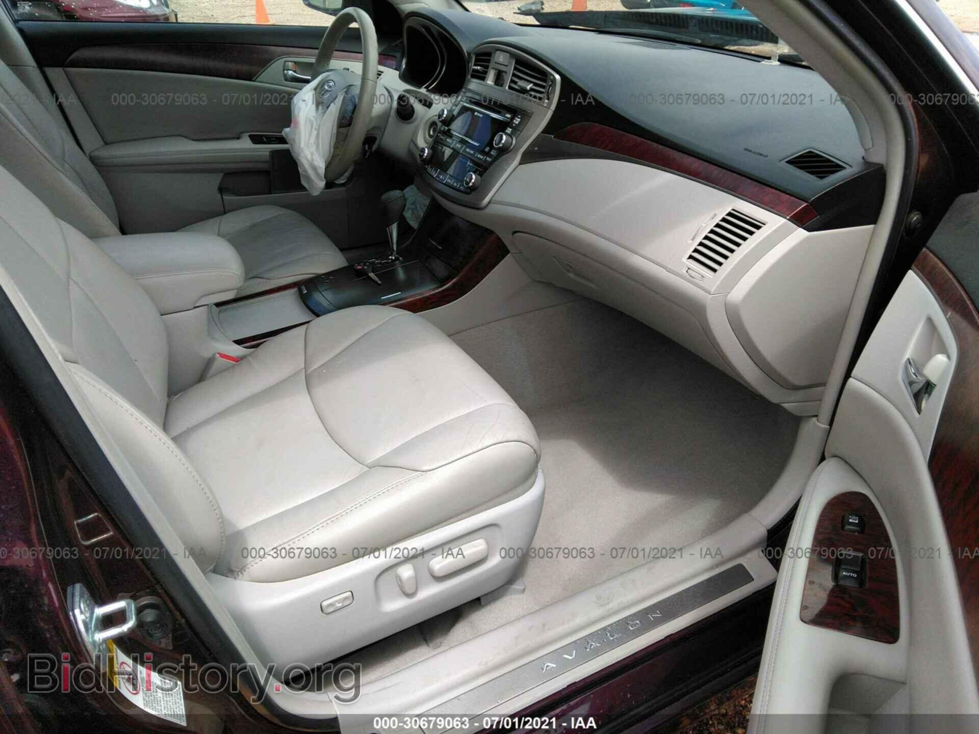 2011 TOYOTA AVALON - VIN: 4T1BK3DB1BU383101 - Фото 5
