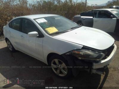 2015 Dodge DART SXT, white — VIN 1C3CDFBB4FD265755, IAAI