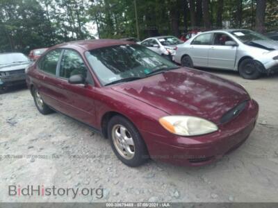 2006 Ford TAURUS SE, burgundy — VIN 1FAFP53UX6A148344, IAAI
