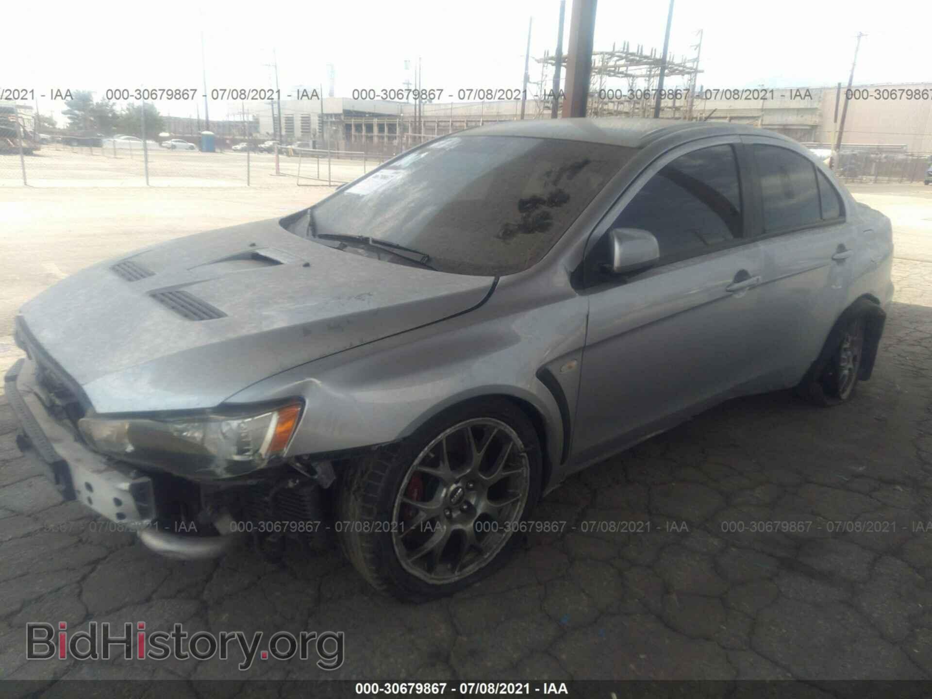 2013 MITSUBISHI LANCER EVOLUTION - VIN: JA32W5FV0DU016350 - Фото 2