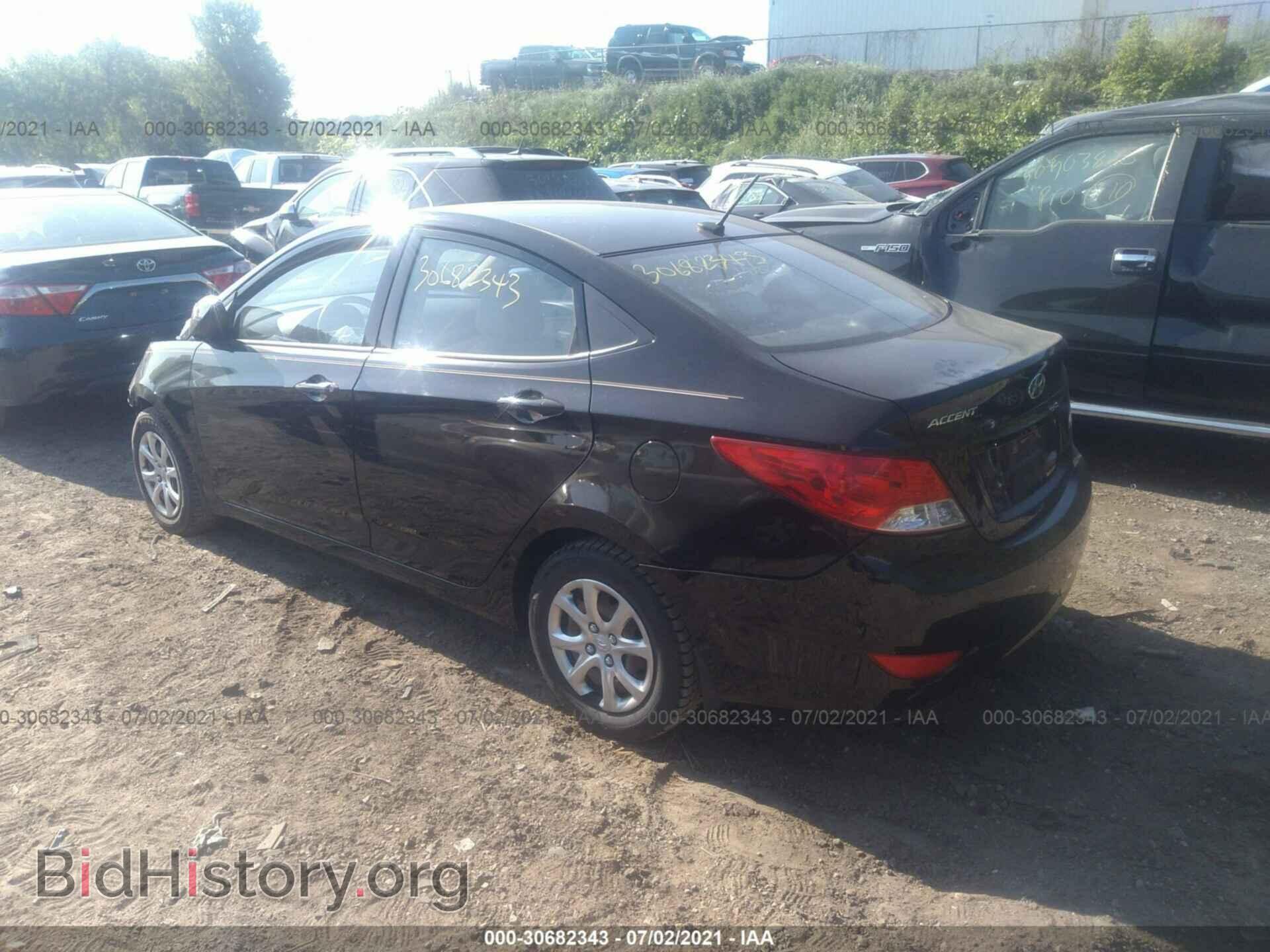 2013 HYUNDAI ACCENT - VIN: KMHCT4AE2DU442682 - Фото 3