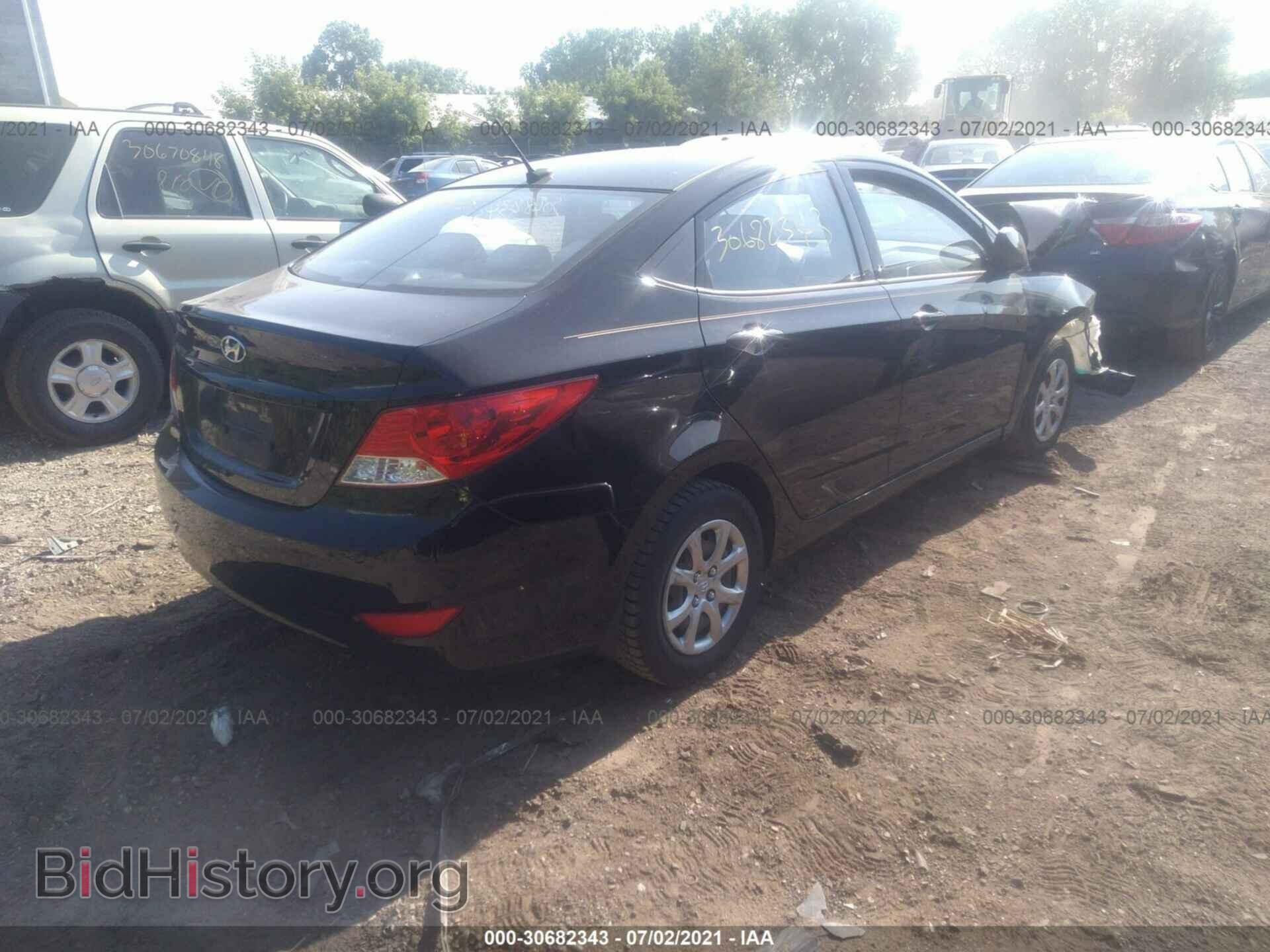 2013 HYUNDAI ACCENT - VIN: KMHCT4AE2DU442682 - Фото 4