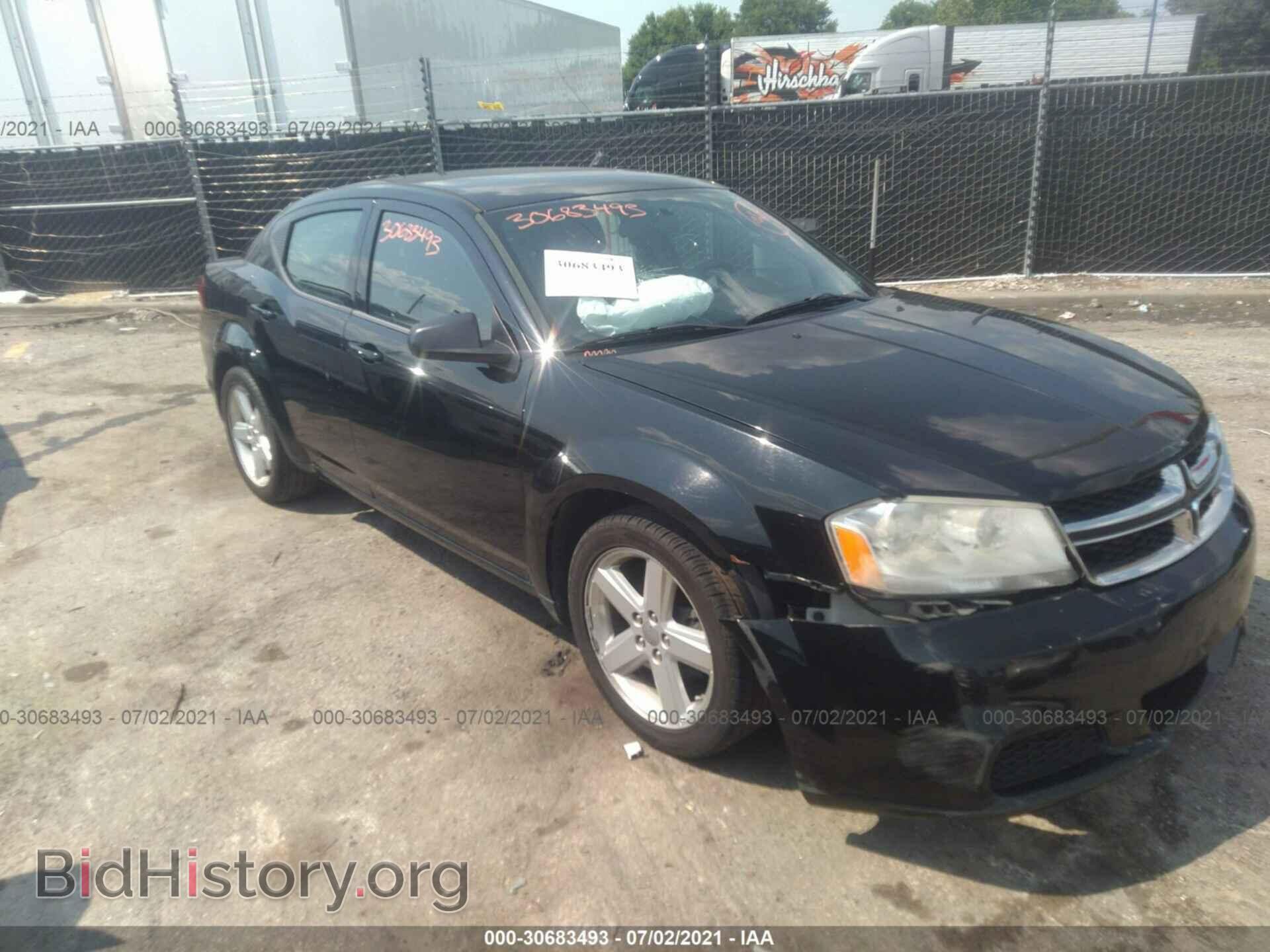 Фотография 1C3CDZAB7DN681759 - DODGE AVENGER 2013
