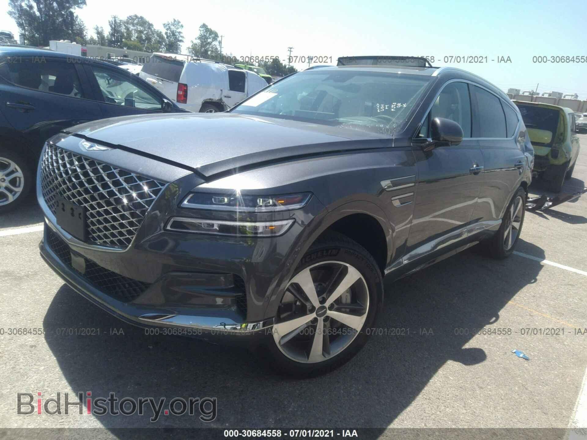 2021 GENESIS GV80 - VIN: KMUHCESC8MU052664 - Фото 2