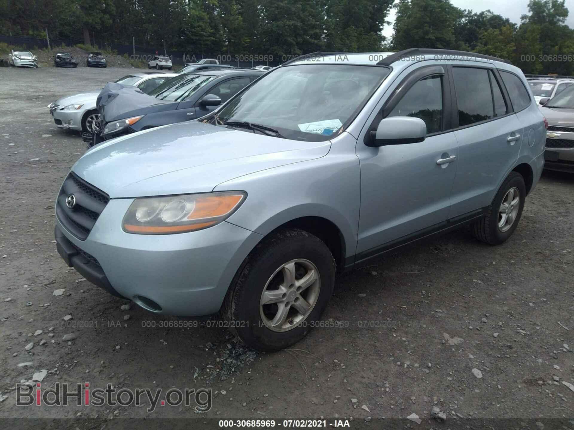 2008 HYUNDAI SANTA FE - VIN: 5NMSG73D78H163445 - Фото 2