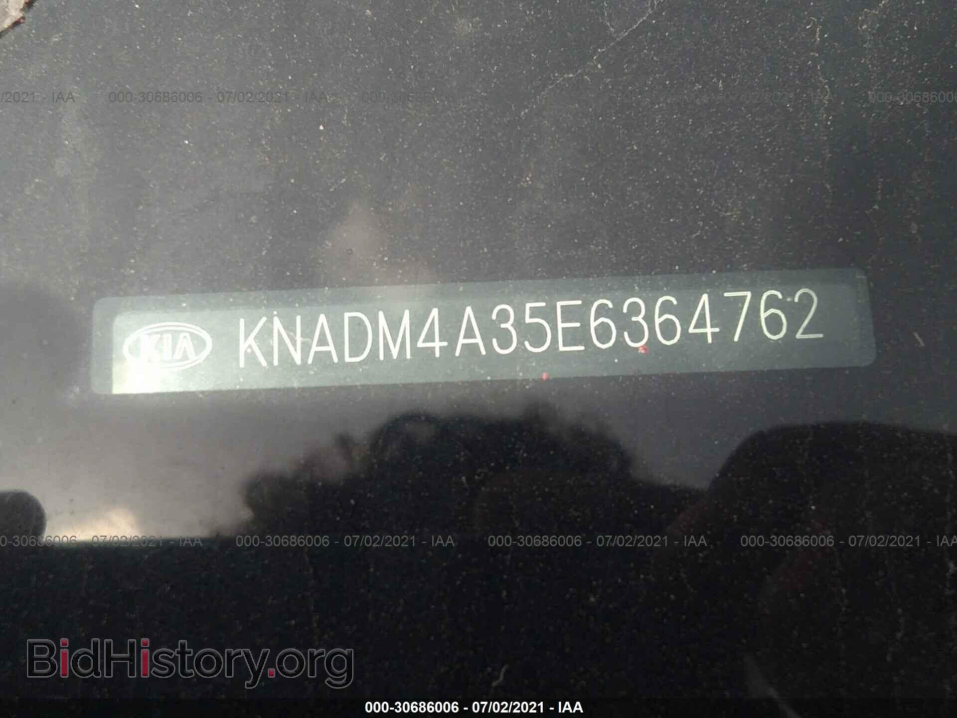2014 KIA RIO - VIN: KNADM4A35E6364762 - Фото 9