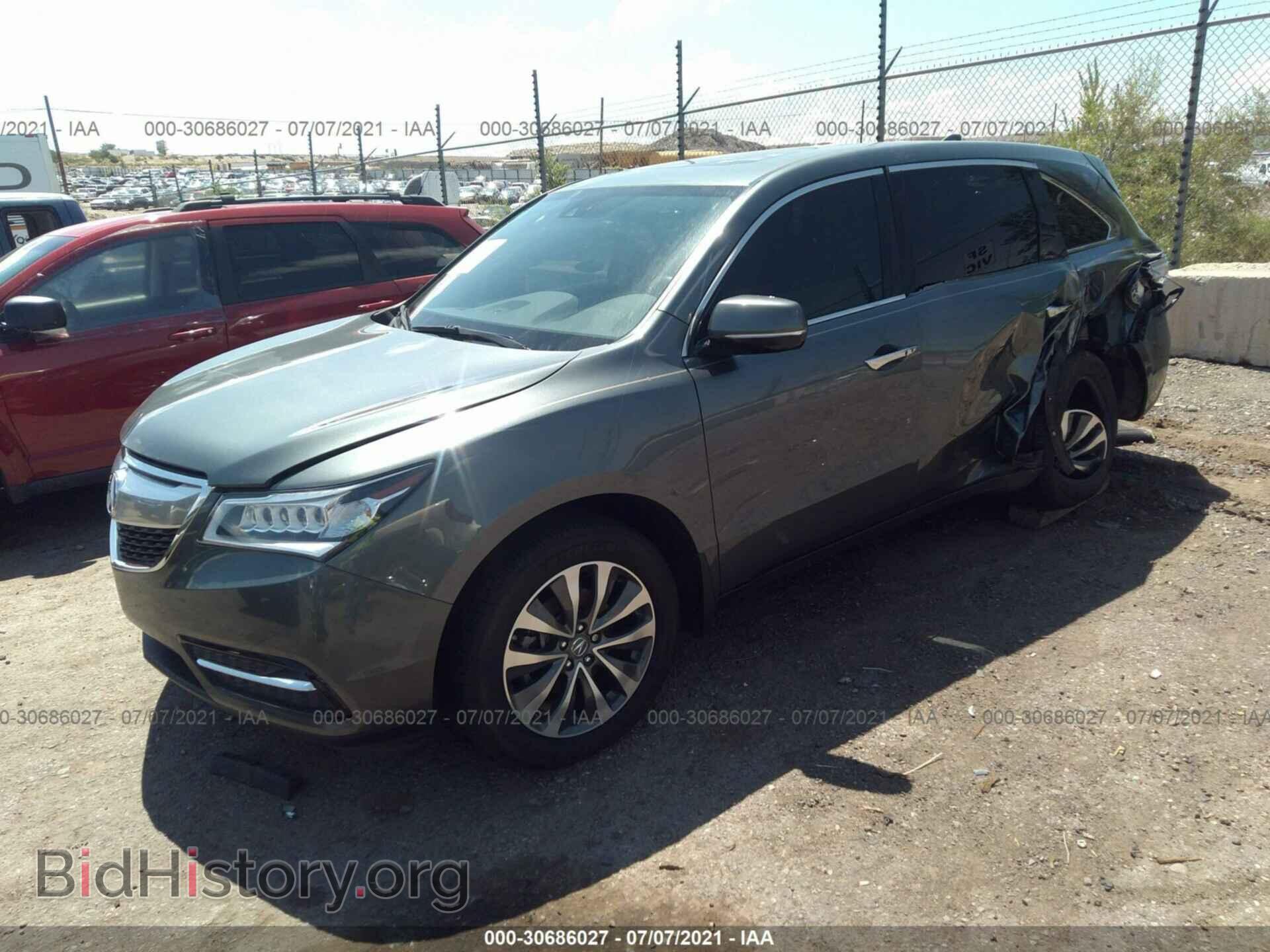 2015 ACURA MDX - VIN: 5FRYD4H60FB007241 - Фото 2