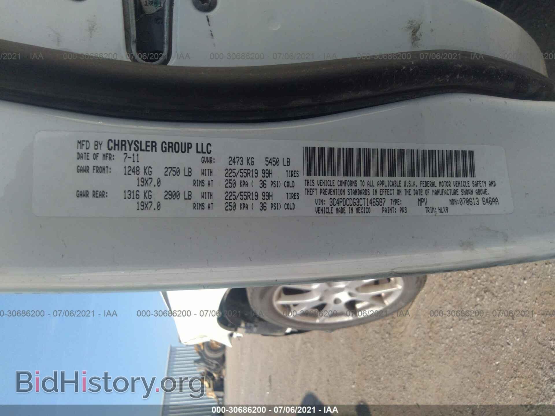 2012 DODGE JOURNEY - VIN: 3C4PDCDG3CT146587 - Photo 9