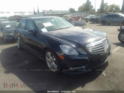 2012 Mercedes-Benz E-CLASS E 350, синий — VIN WDDHF5KB6CA573812, IAAI