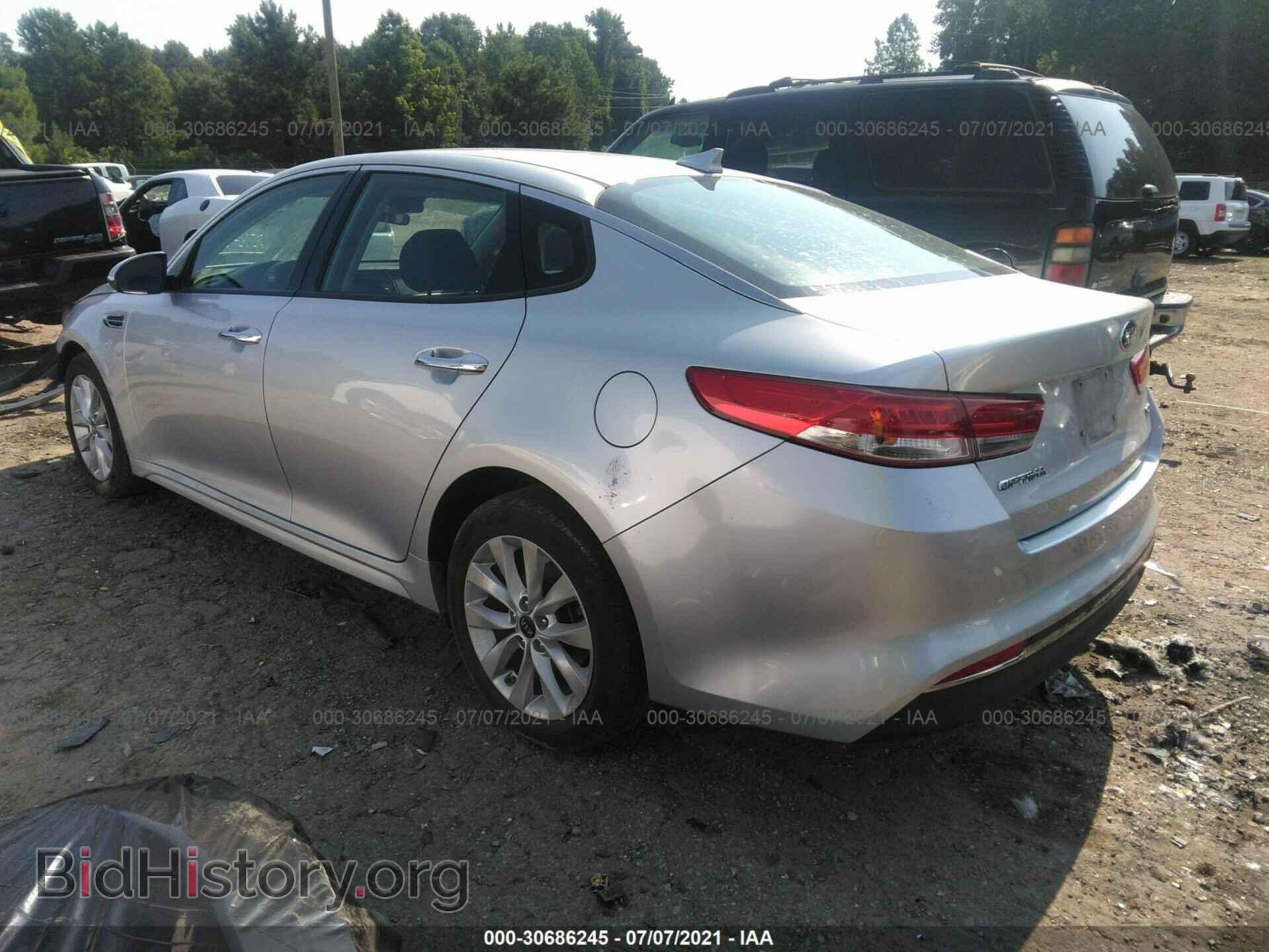 2016 KIA OPTIMA - VIN: 5XXGU4L32GG053453 - Фото 3