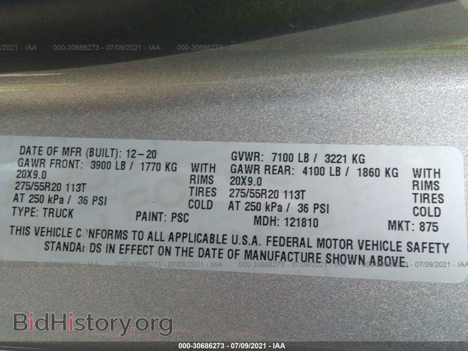 2021 RAM 1500 - VIN: 1C6SRFJT9MN602101 - Photo 9