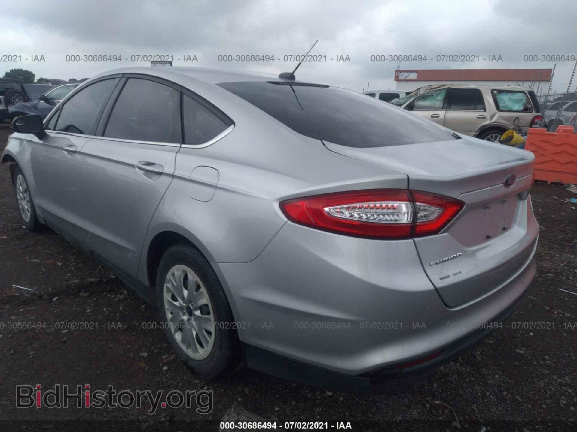 2014 FORD FUSION - VIN: 1FA6P0G79E5374311 - Фото 3