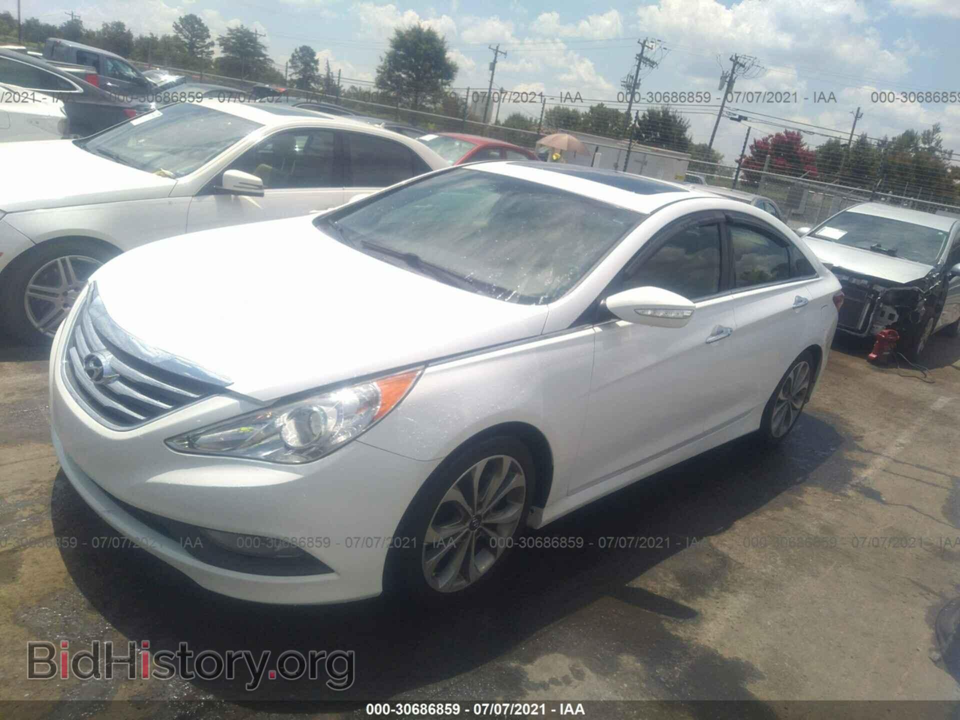 2014 HYUNDAI SONATA - VIN: 5NPEC4AB9EH819409 - Фото 2