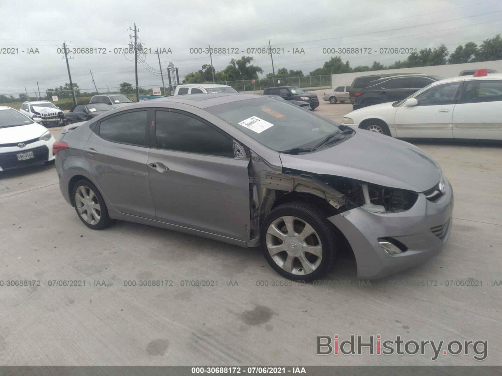 Photo KMHDH4AE3CU287984 - HYUNDAI ELANTRA 2012