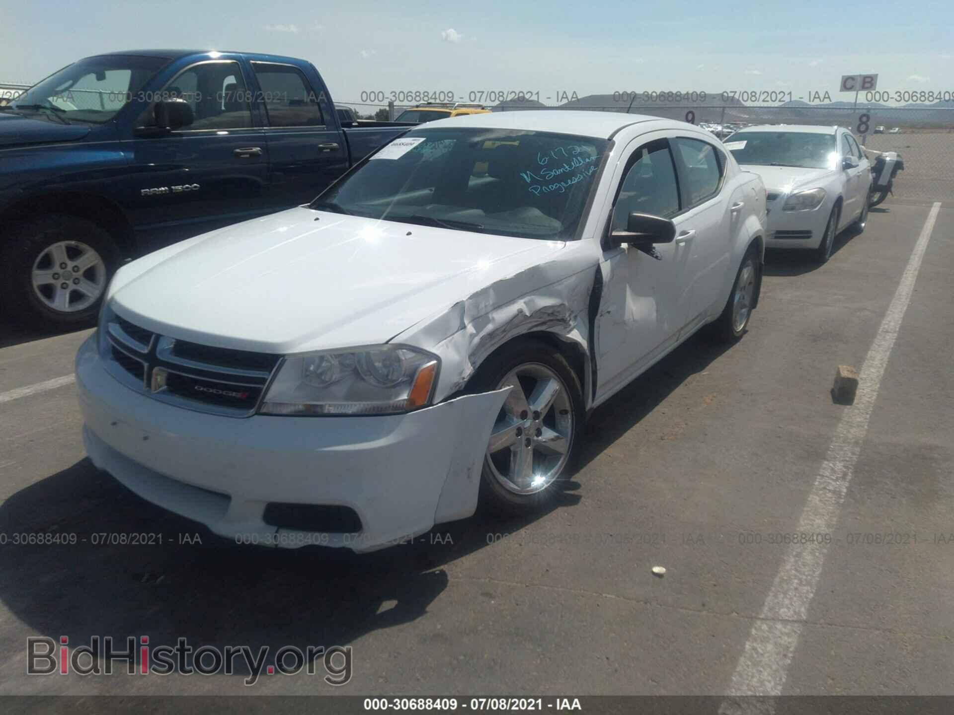 2013 DODGE AVENGER - VIN: 1C3CDZAB5DN664328 - Photo 2