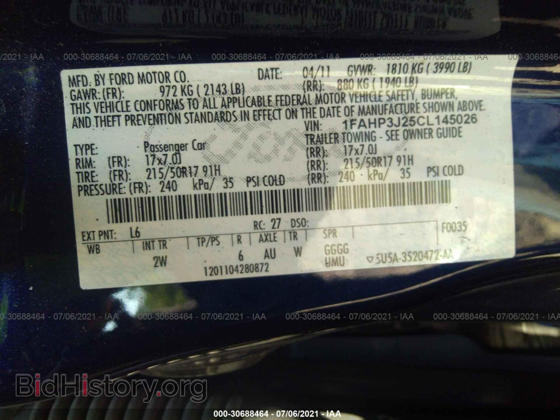 2012 FORD FOCUS - VIN: 1FAHP3J25CL145026 - Photo 9