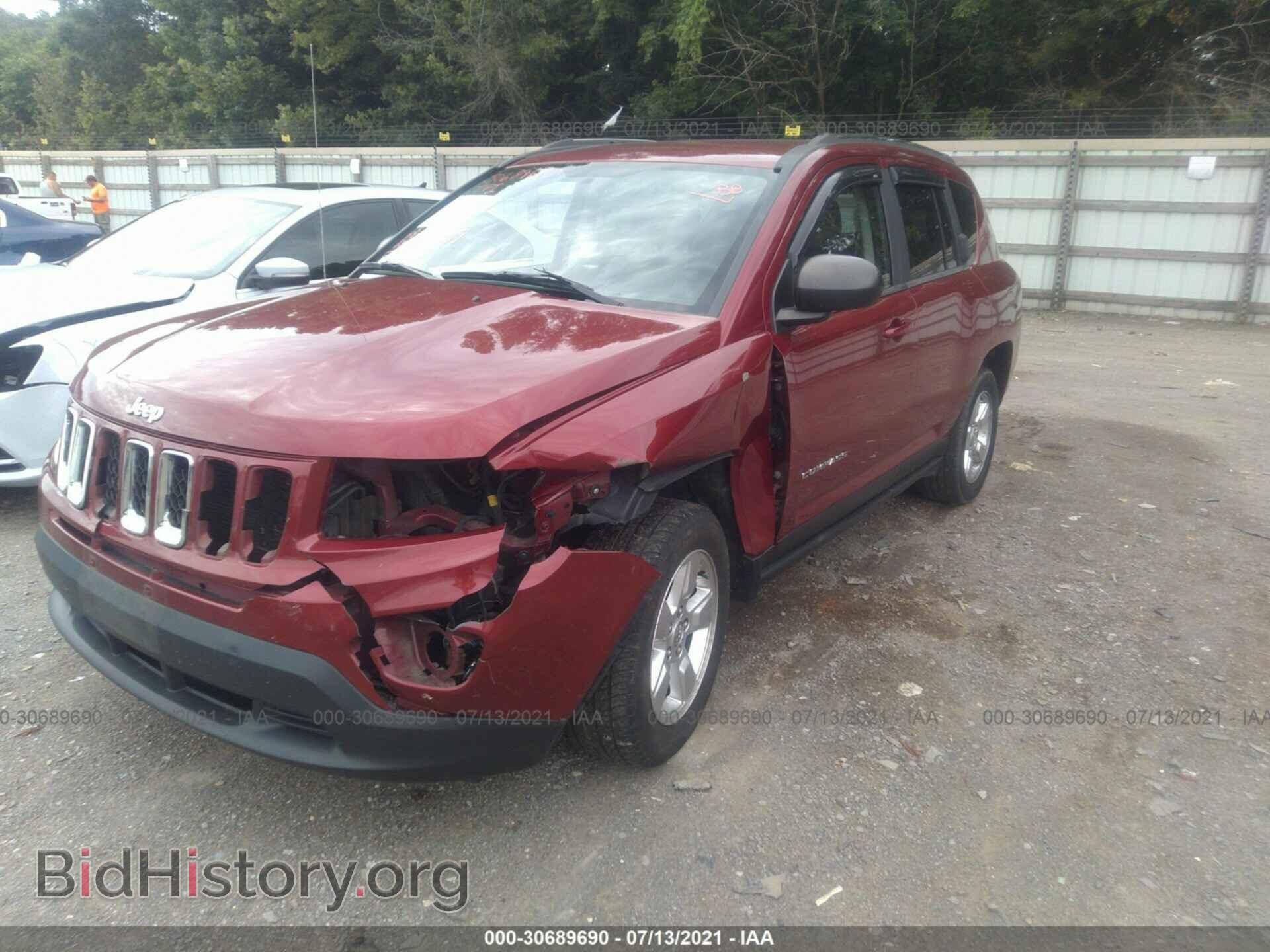 2014 JEEP COMPASS - VIN: 1C4NJCBA6ED523629 - Фото 2