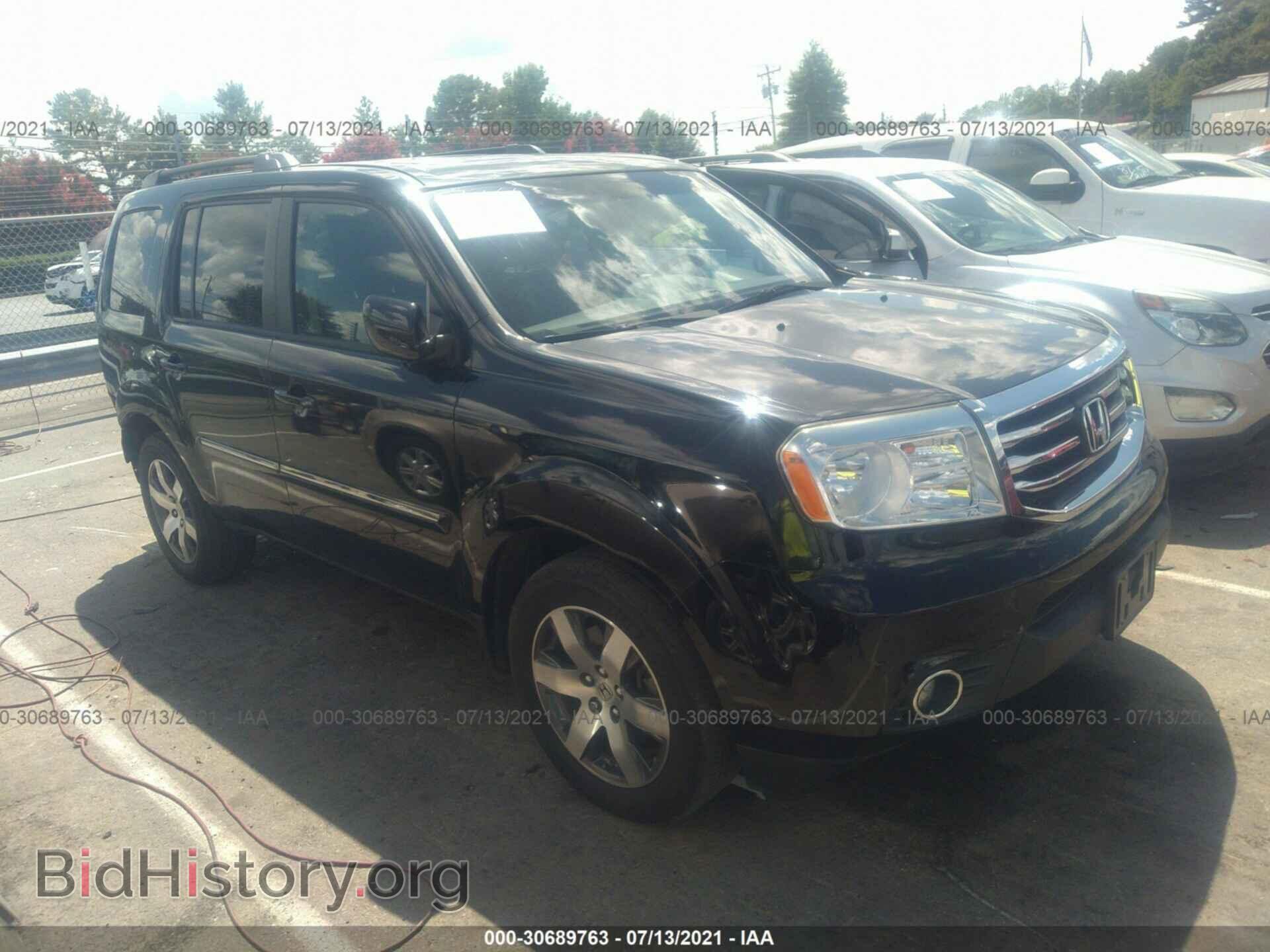 Фотография 5FNYF3H95CB008476 - HONDA PILOT 2012