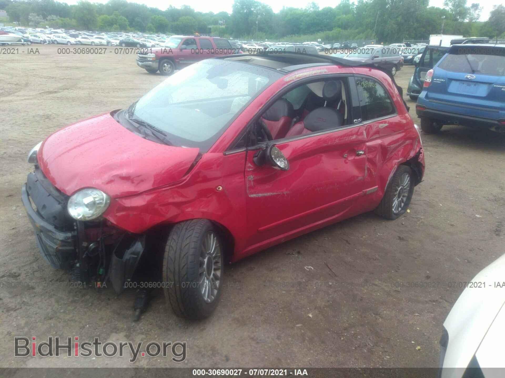 2012 FIAT 500 - VIN: 3C3CFFER4CT360731 - Фото 2