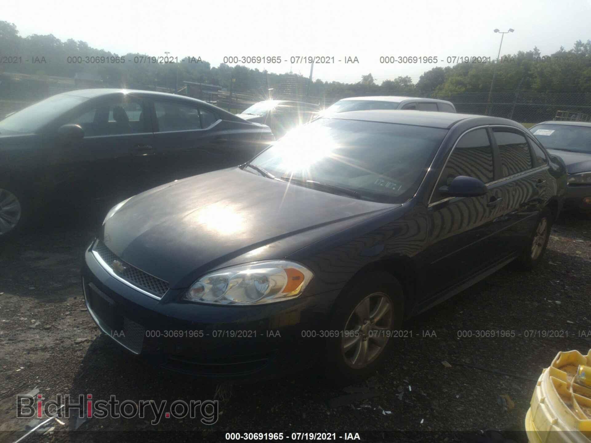 2012 CHEVROLET IMPALA - VIN: 2G1WF5E37C1317705 - Фото 2