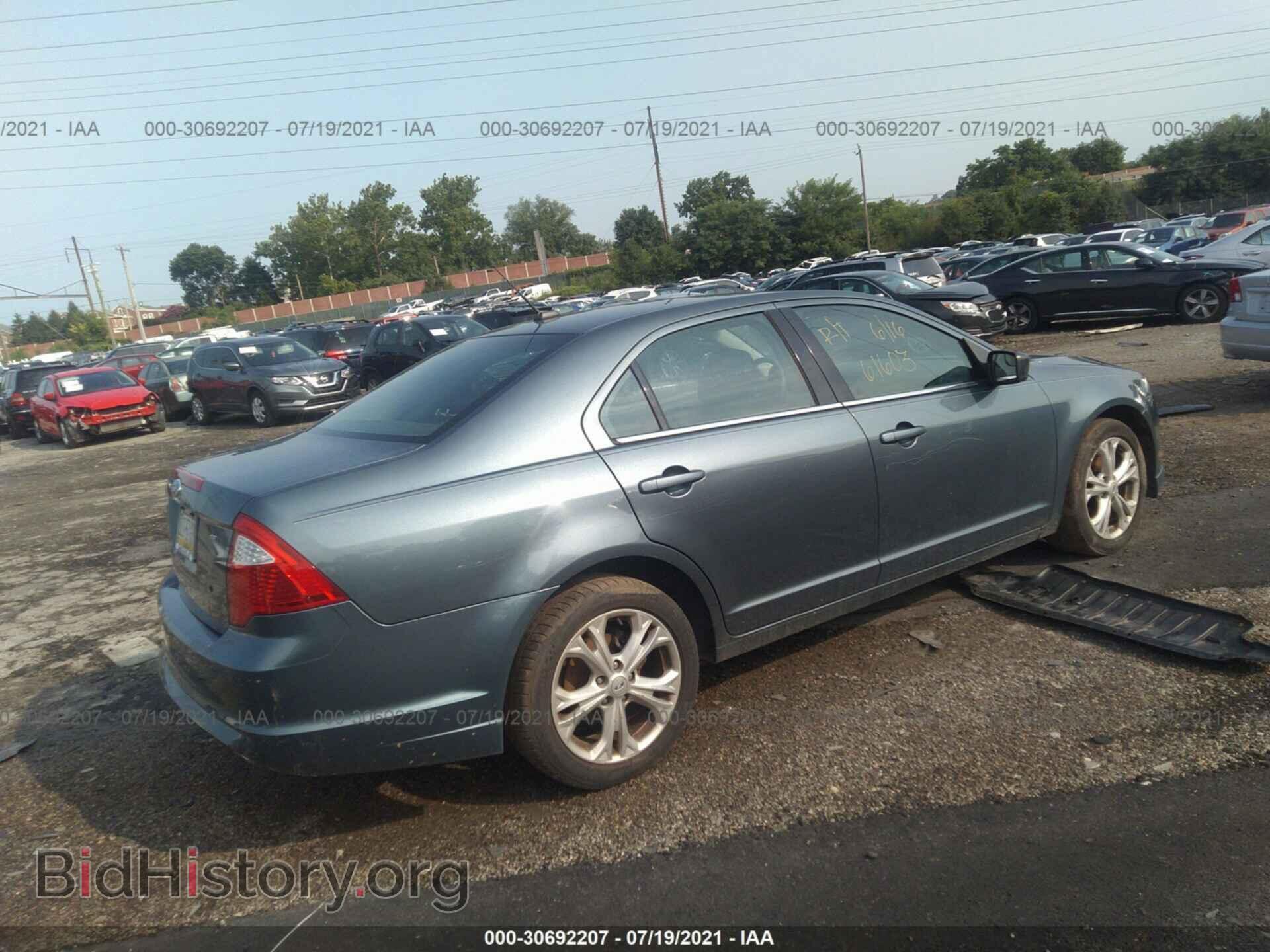 2012 FORD FUSION - VIN: 3FAHP0HA8CR387595 - Фото 4