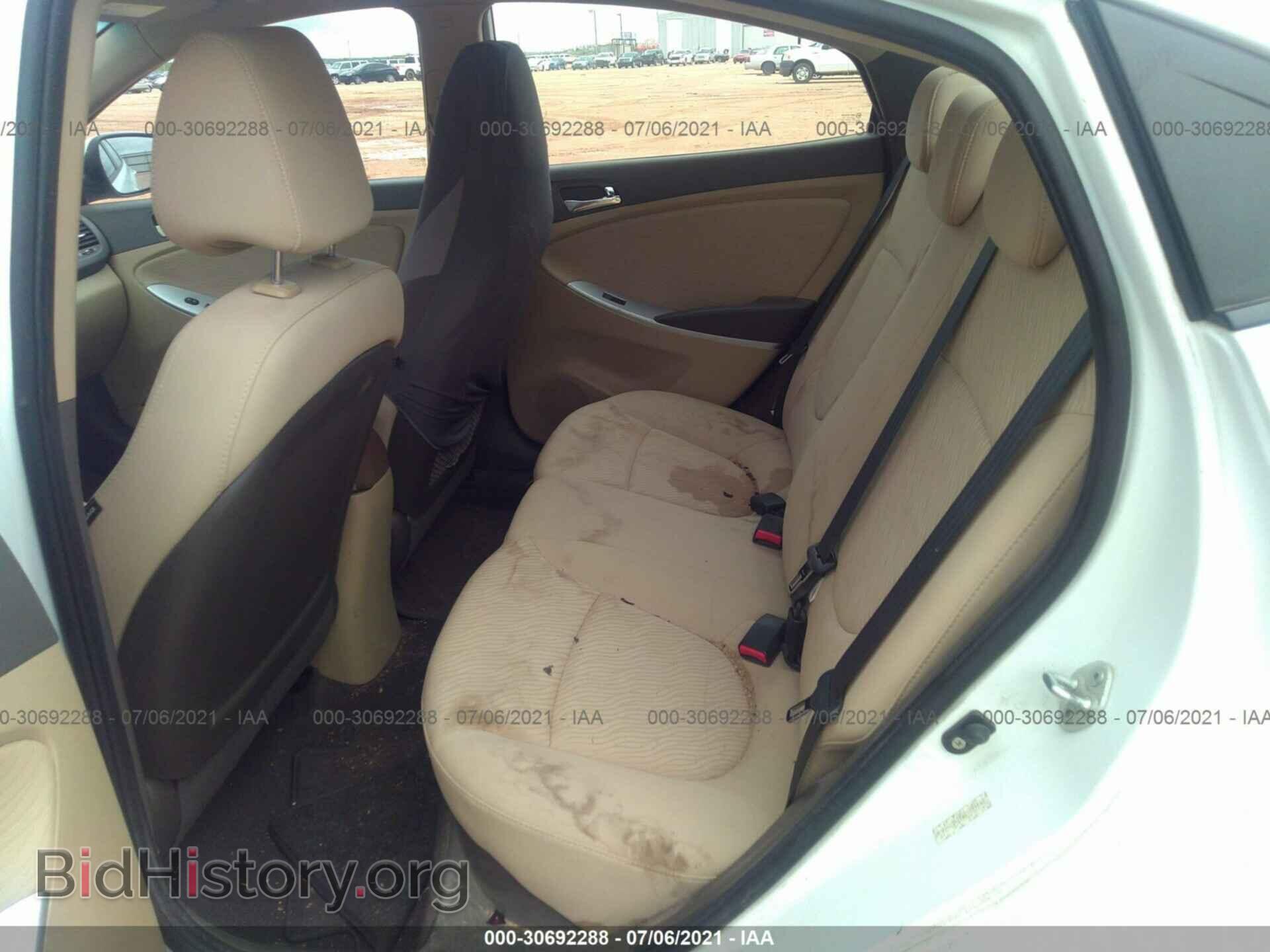 2012 HYUNDAI ACCENT - VIN: KMHCU4AE4CU099580 - Фото 8