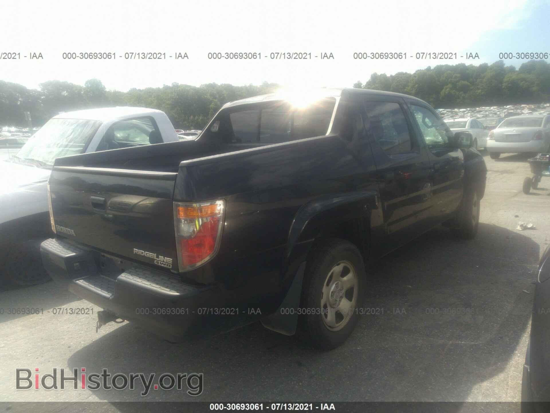 2007 HONDA RIDGELINE - VIN: 2HJYK16287H533629 - Фото 4