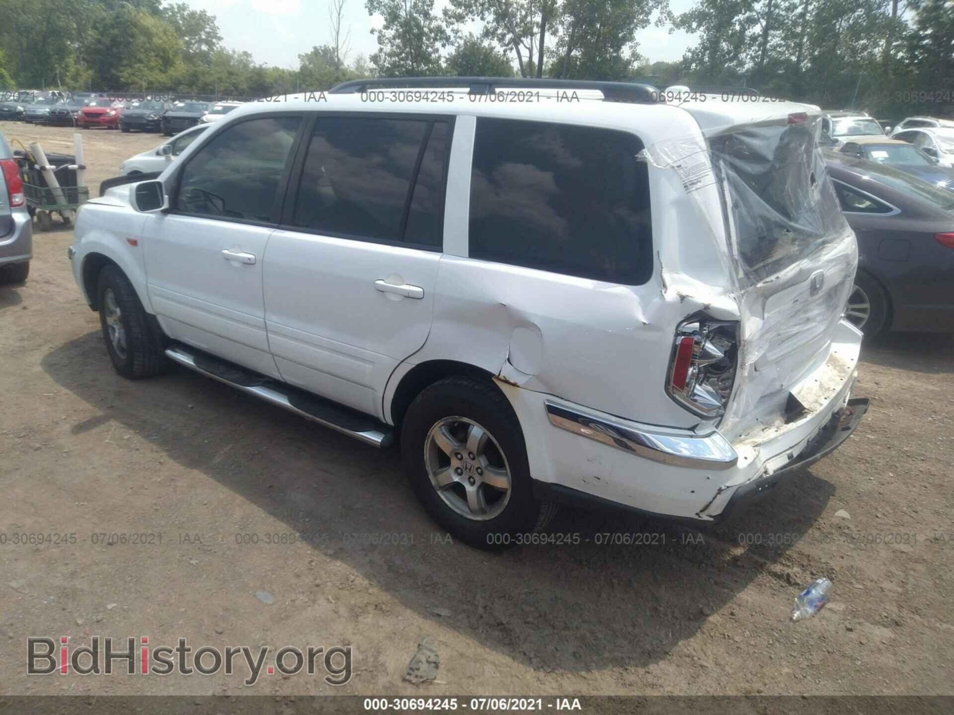 2006 HONDA PILOT - VIN: 2HKYF18506H517611 - Фото 3