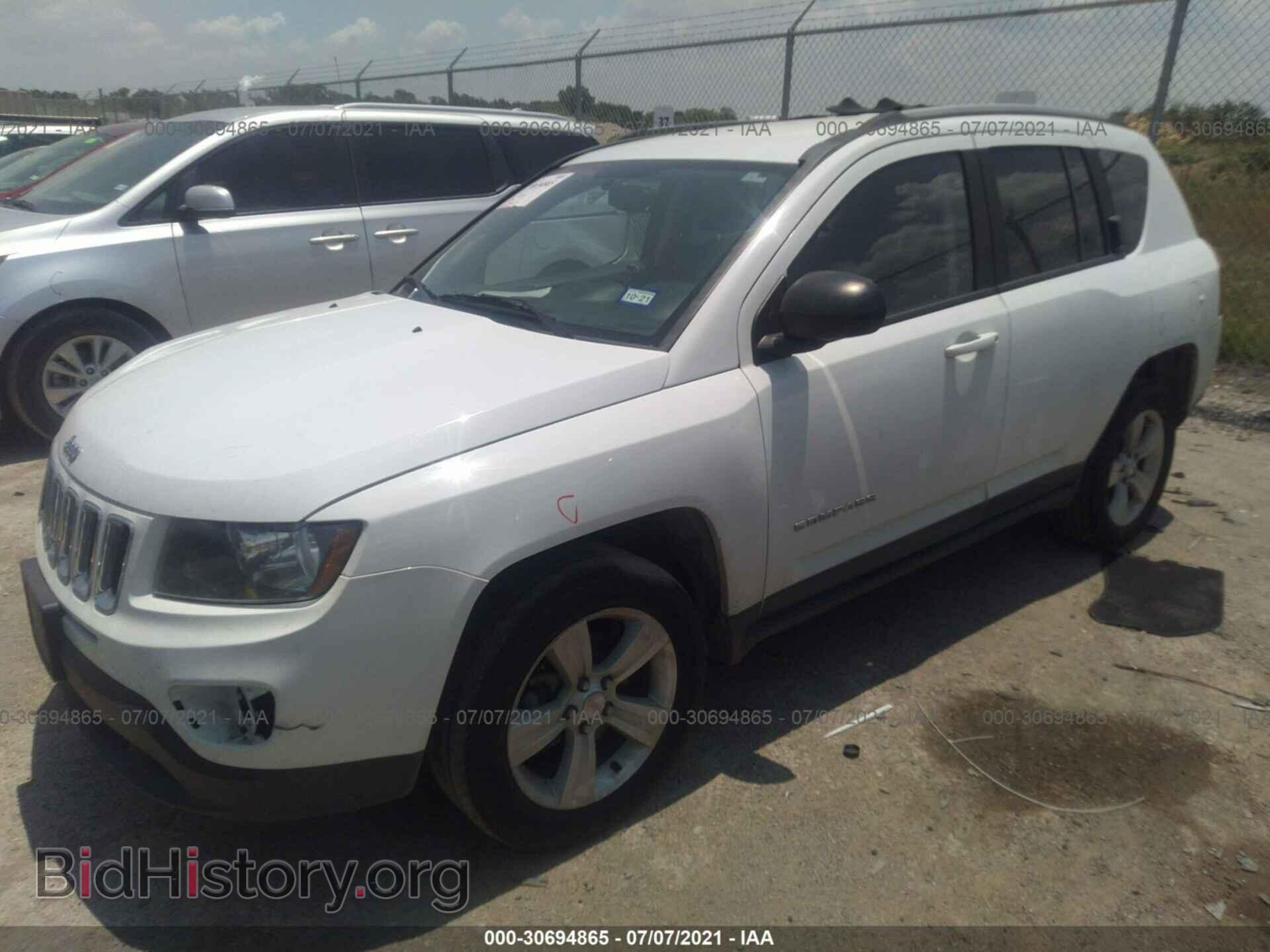 2016 JEEP COMPASS - VIN: 1C4NJDBB5GD617020 - Фото 2