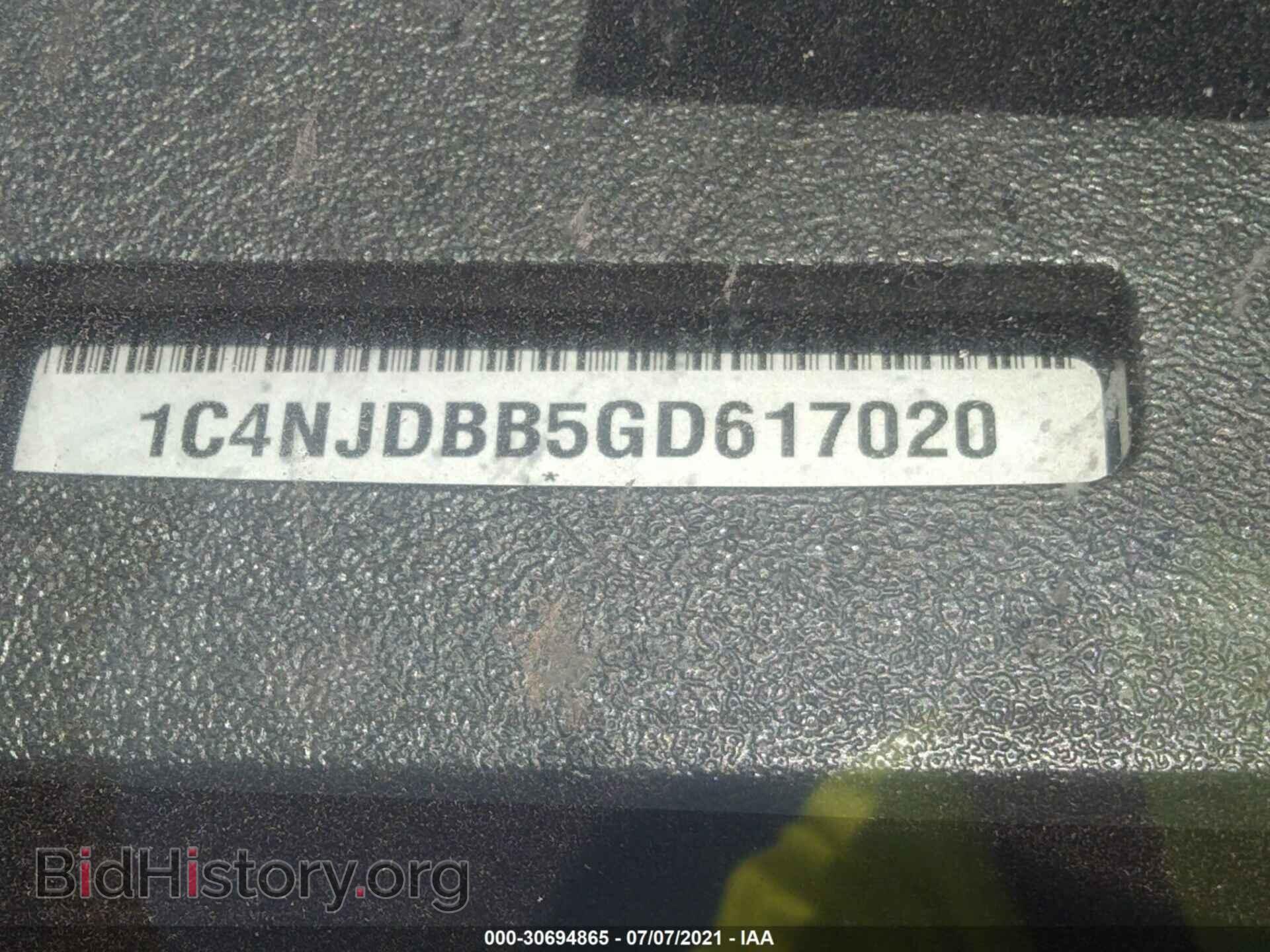 2016 JEEP COMPASS - VIN: 1C4NJDBB5GD617020 - Фото 9