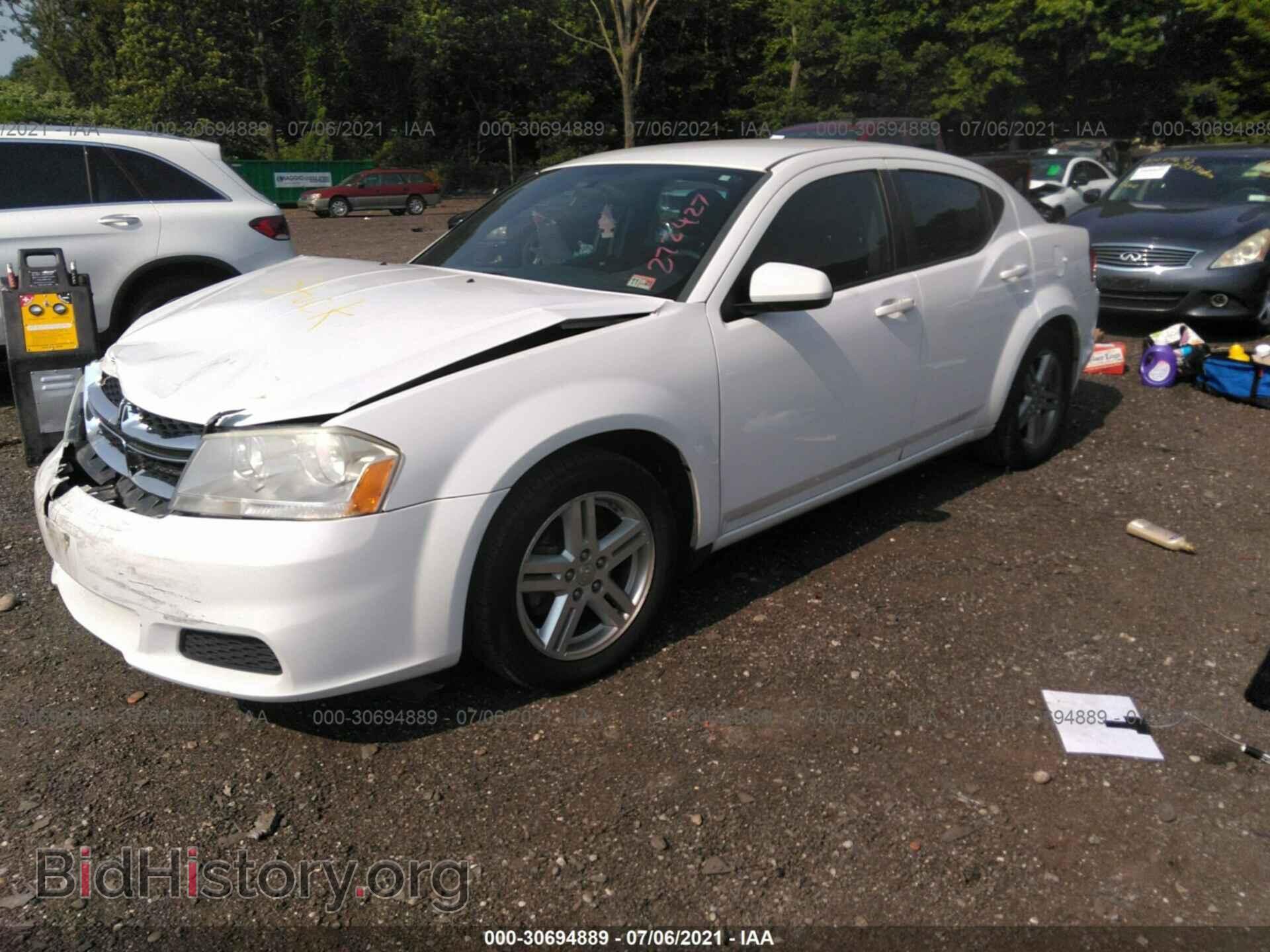 2012 DODGE AVENGER - VIN: 1C3CDZCB3CN272427 - Photo 2