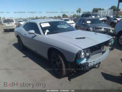2021 Dodge CHALLENGER SXT, gray — VIN 2C3CDZAG3MH560473, IAAI