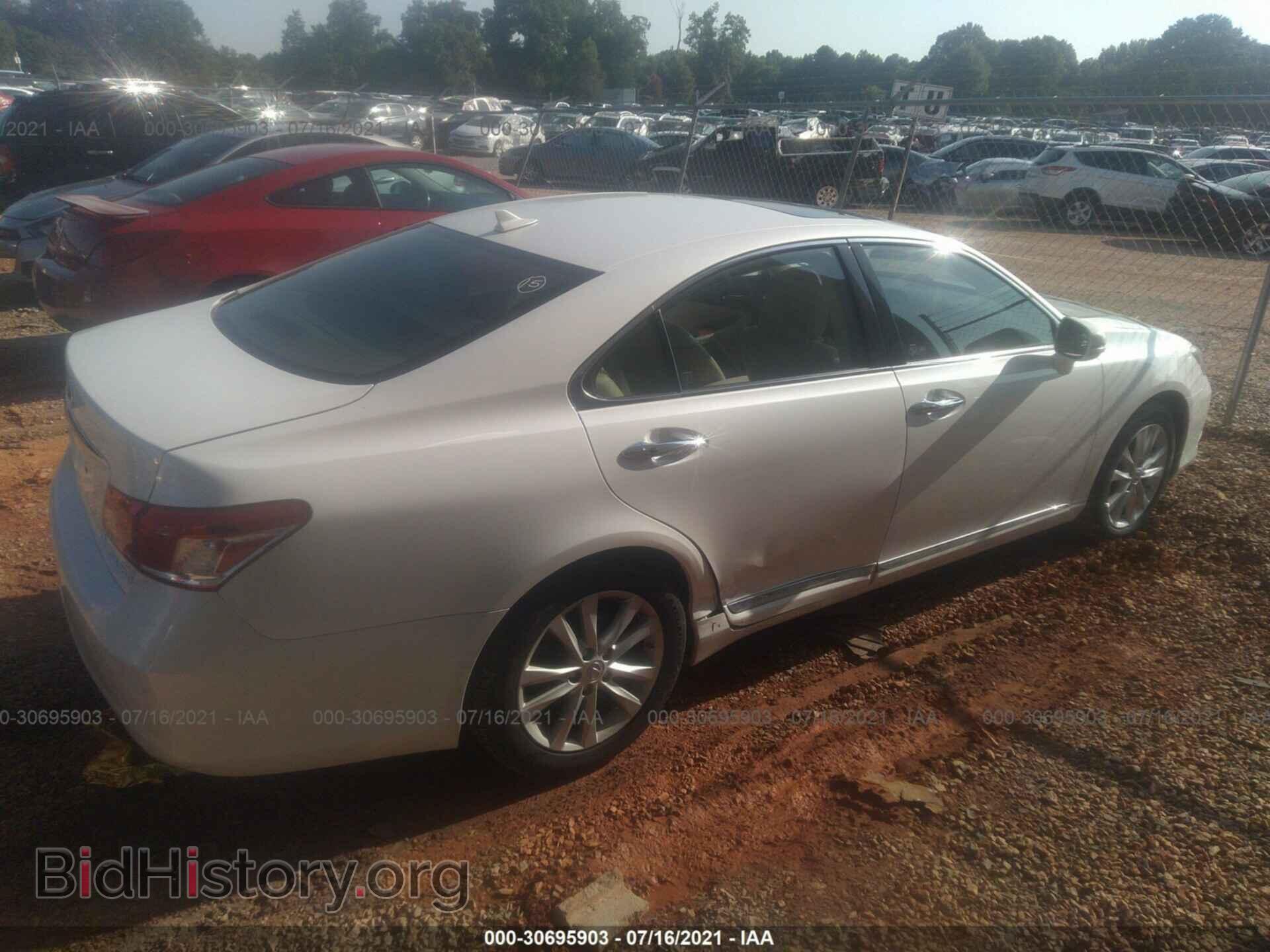 2011 LEXUS ES 350 - VIN: JTHBK1EG2B2446767 - Фото 4