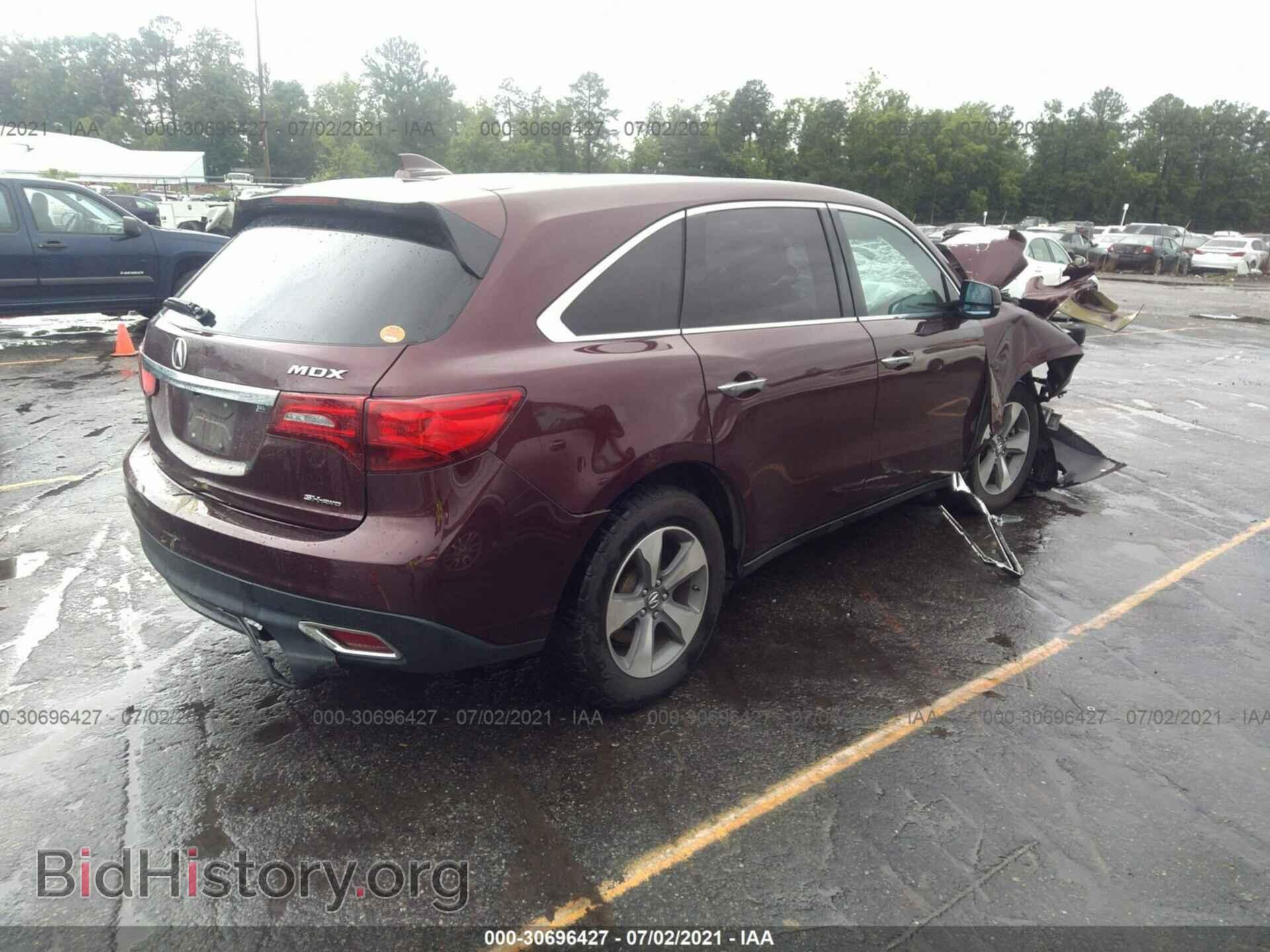 2014 ACURA MDX - VIN: 5FRYD4H27EB024162 - Фото 4