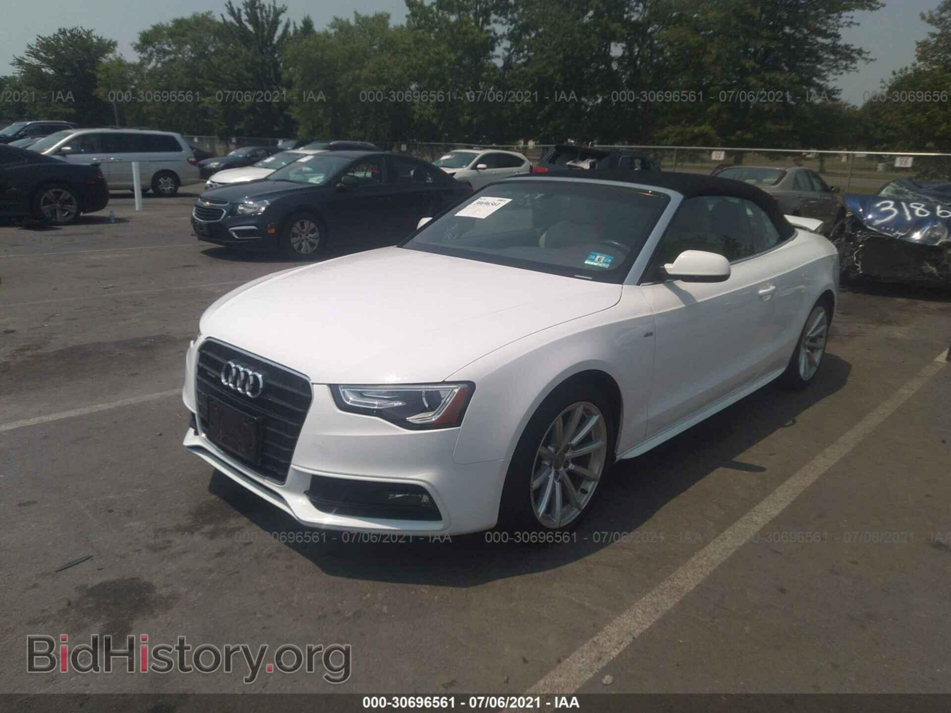 2015 AUDI A5 - VIN: WAUMFAFH4FN009697 - Фото 2