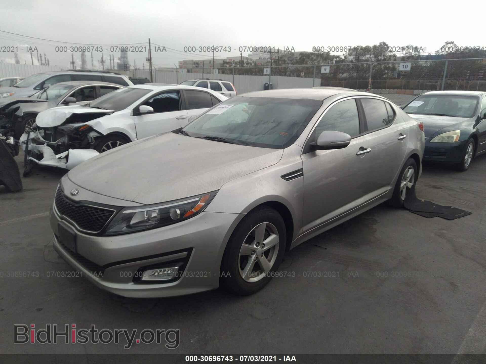 2014 KIA OPTIMA - VIN: KNAGM4A71E5509401 - Фото 2